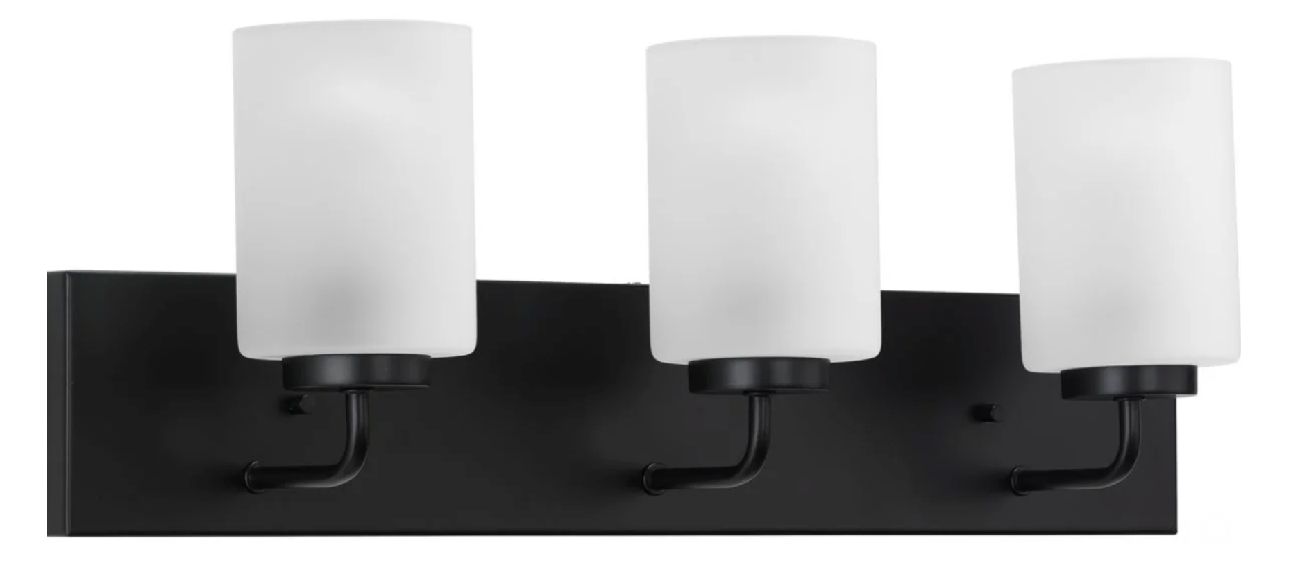 ALDEN 3-Light Vanity with Etched Glass Shade