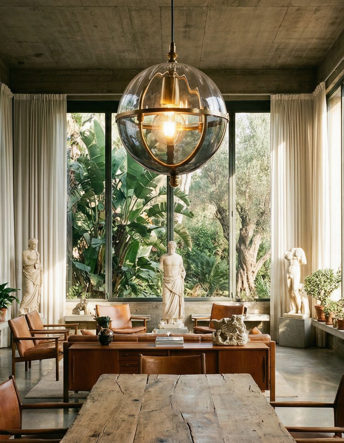 Calder 11-in. 1-Light Pendant - Tinted Glass#Glass_Tinted Glass