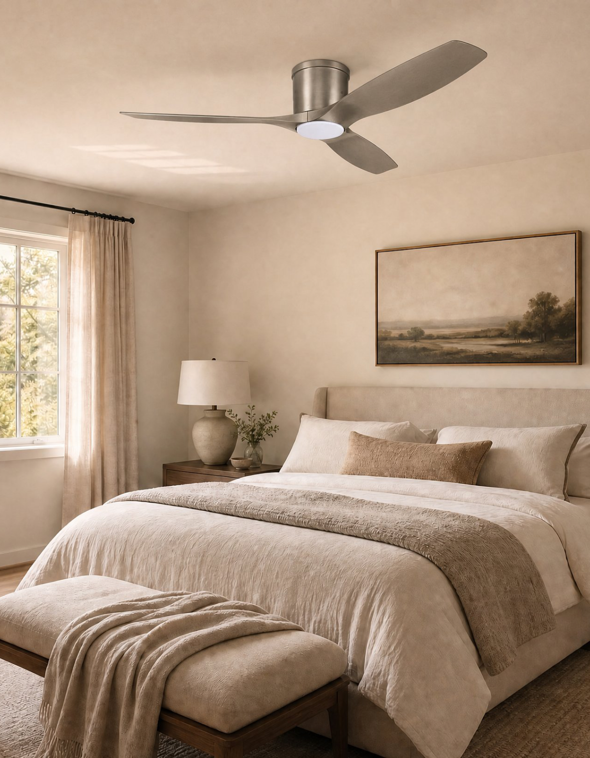 Savannah 52-in. Ceiling Fan - Brushed Nickel & Silver#Finish_Brushed Nickel & Silver