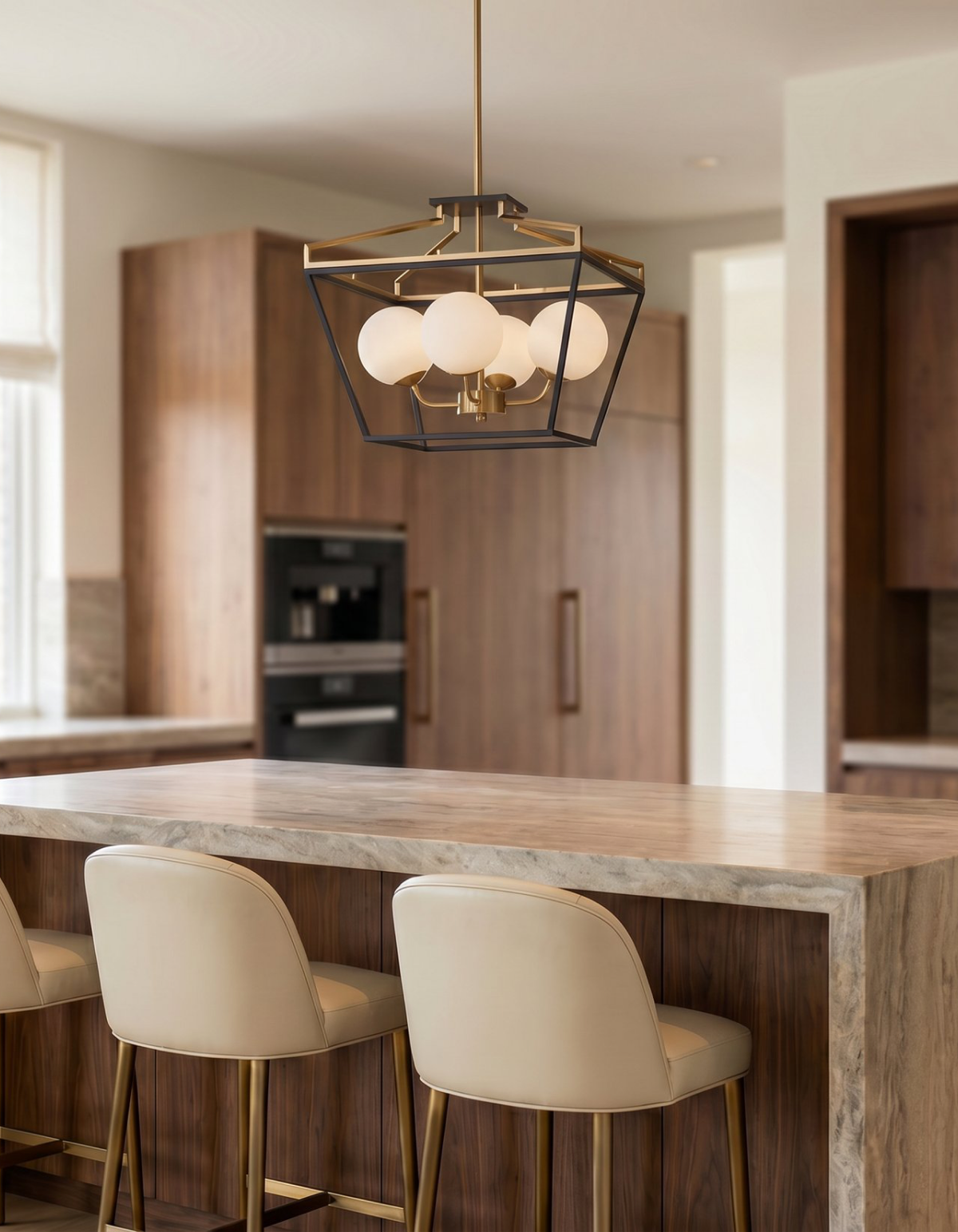 Sorelle 4-Light Pendant - SORL-P4-SGBK