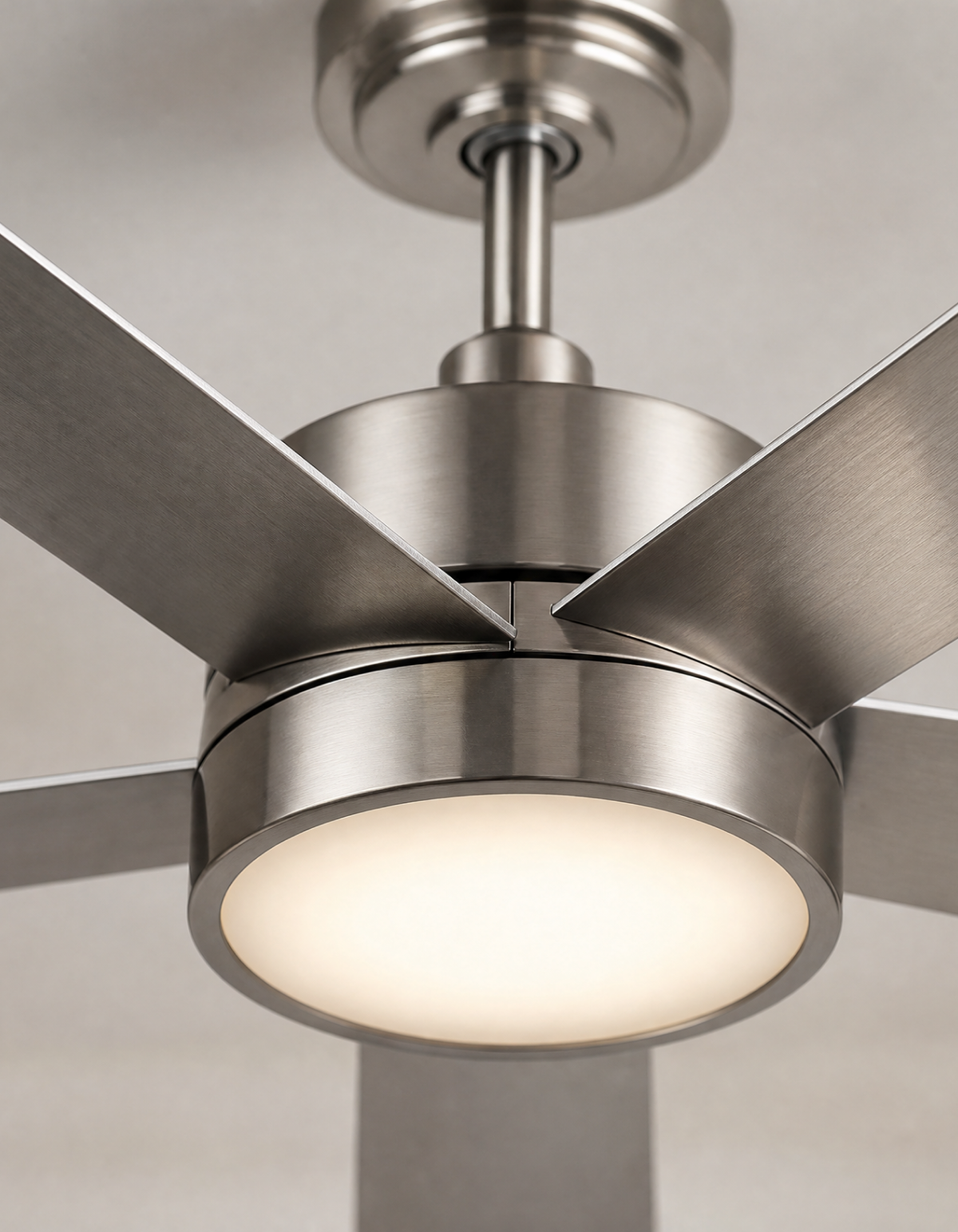 Dawn 52-in. Ceiling Fan - DAWN-52-BN-SLV-2L-MTR