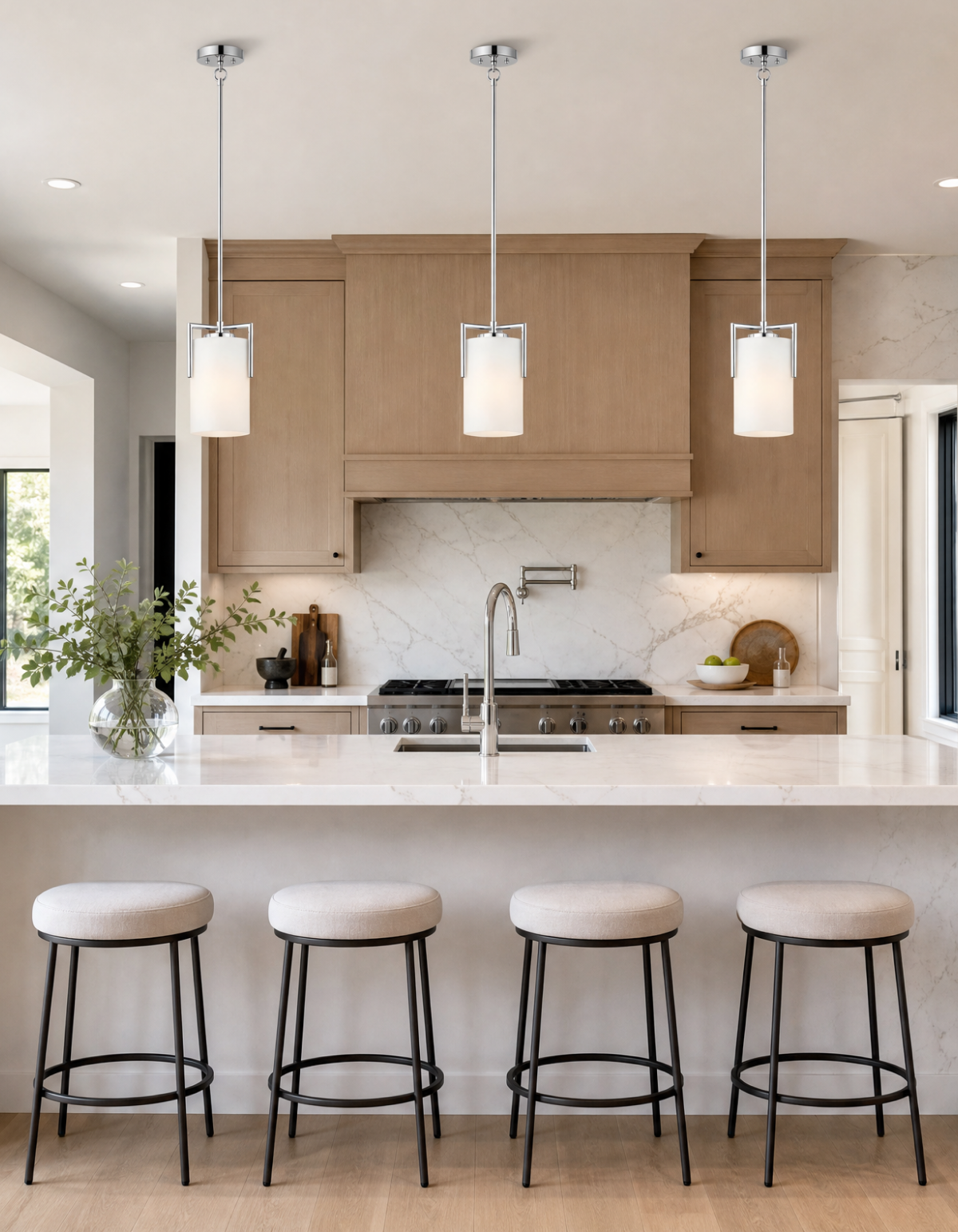 Bella Single Pendant - Chrome#Finish_Chrome