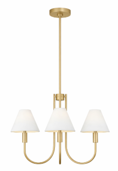 PARLOR 3-Light Chandelier with