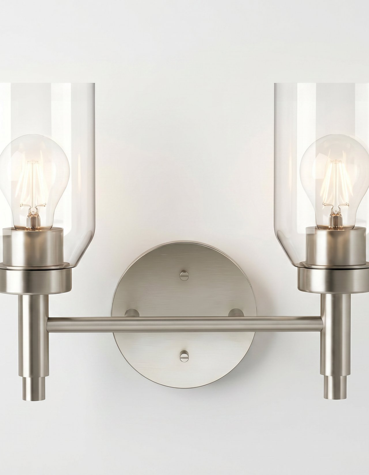 Kindle 2-Light Vanity Light - Brushed Nickel#Finish_Brushed Nickel