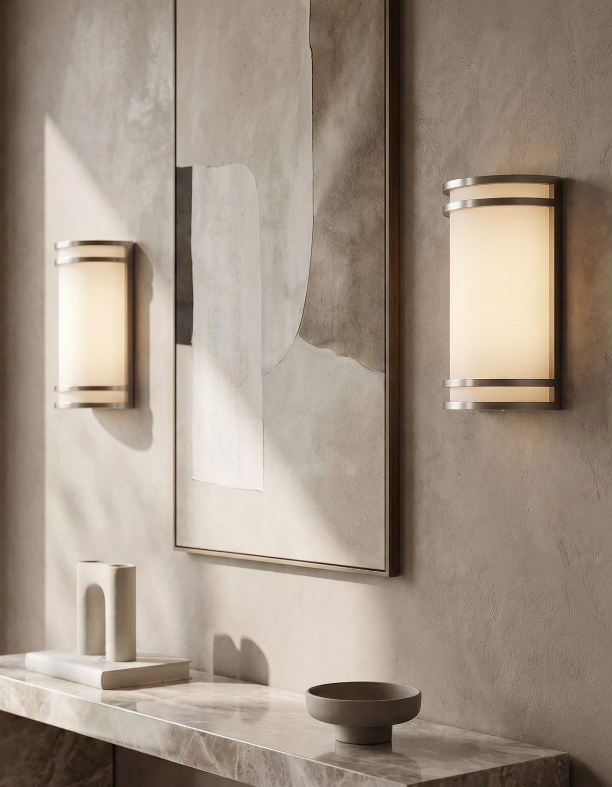 DAWN 10" Wall Sconce - Brushed Nickel#Finish_Brushed Nickel