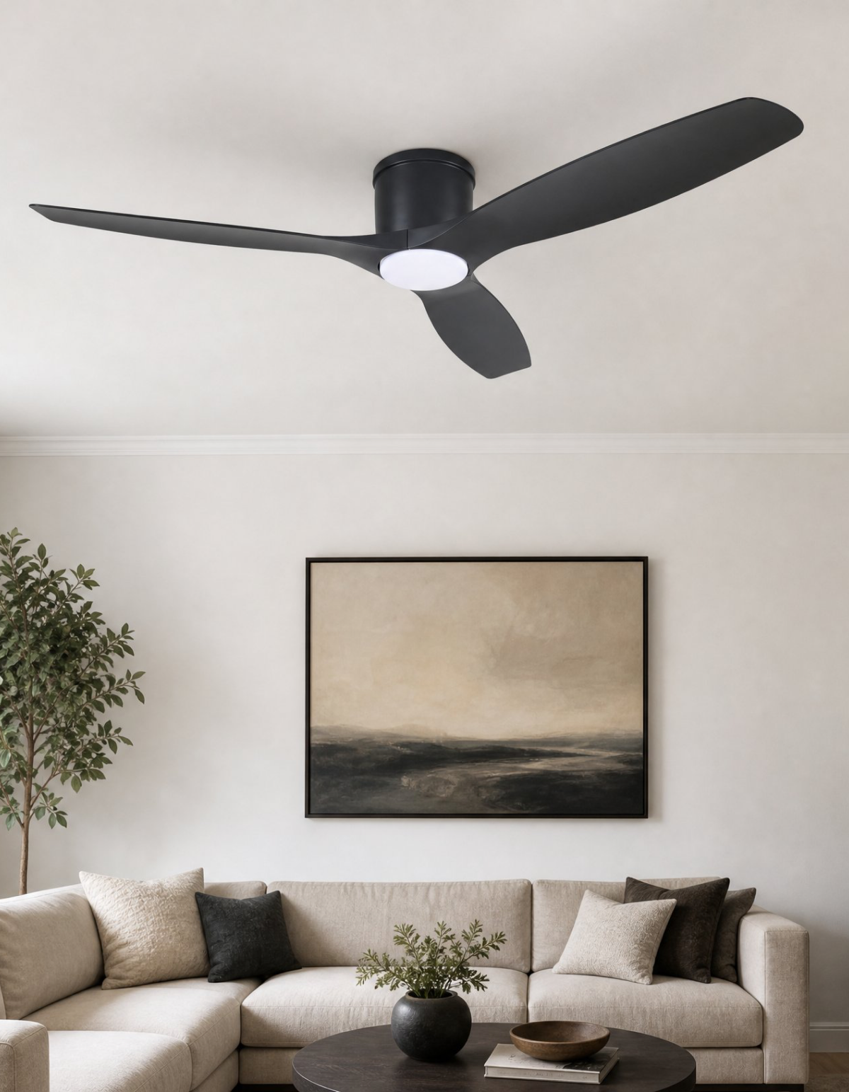 Savannah 42-in. Ceiling Fan - Black#Finish_Black