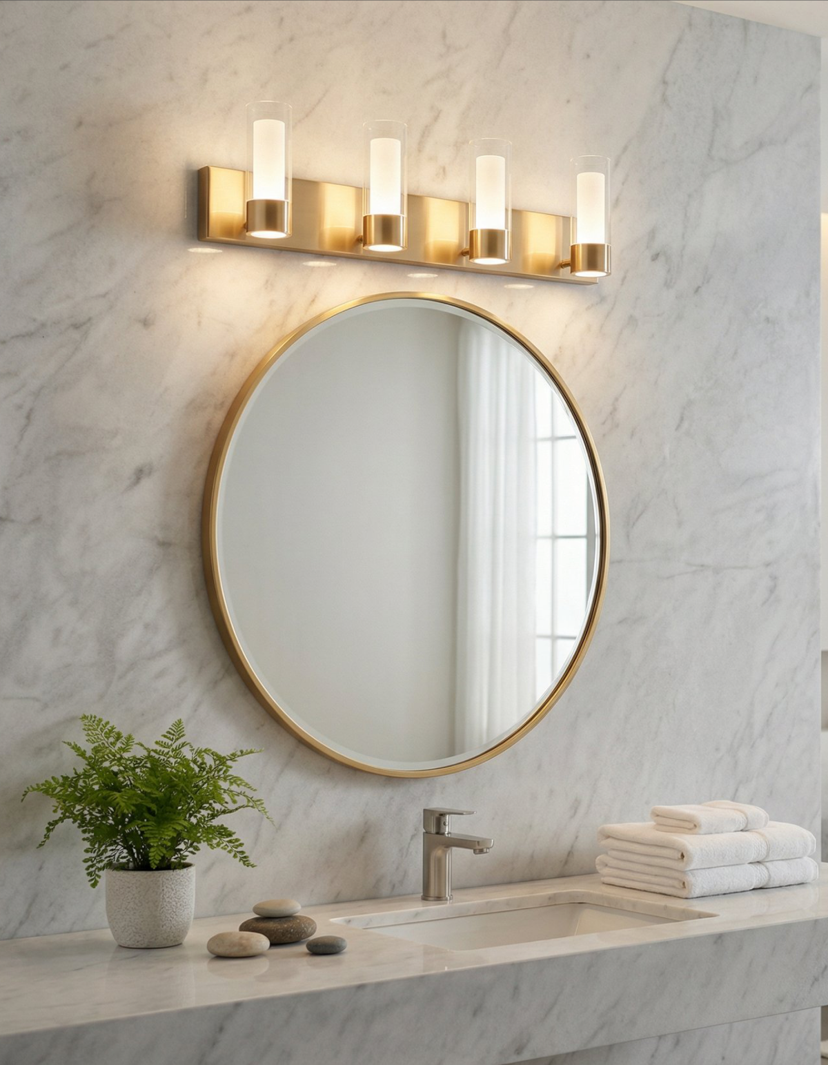 Northport 4-Light Vanity Light - NORT-V4-SG