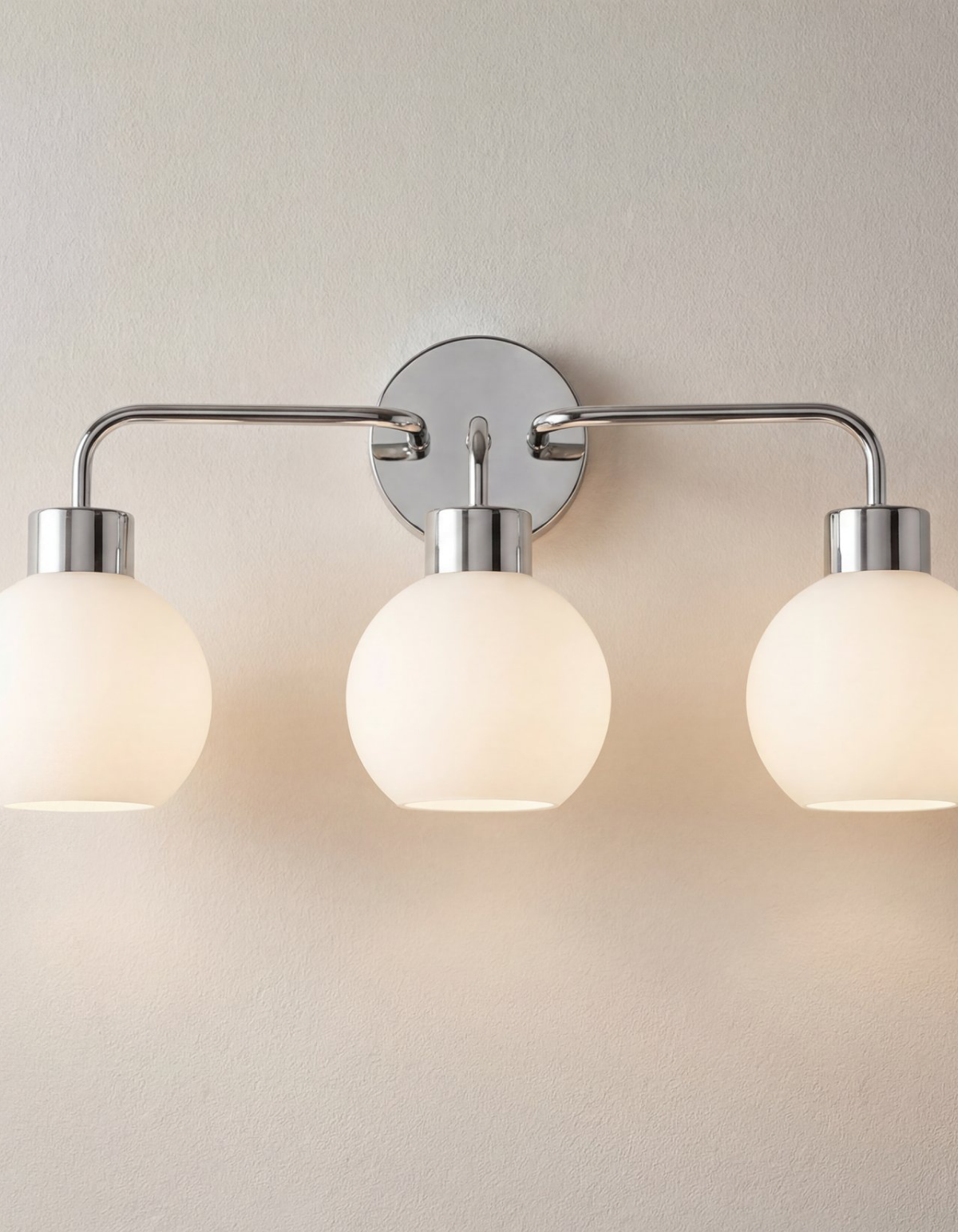 Opal 3-Light Vanity Light - Chrome#Finish_Chrome