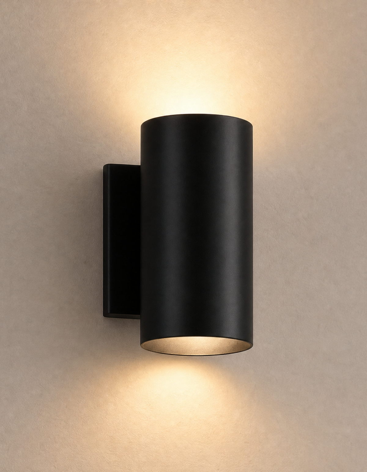 Pioneer 2-Light Up/Down Sconce - PION-WS2-3CCT-BK