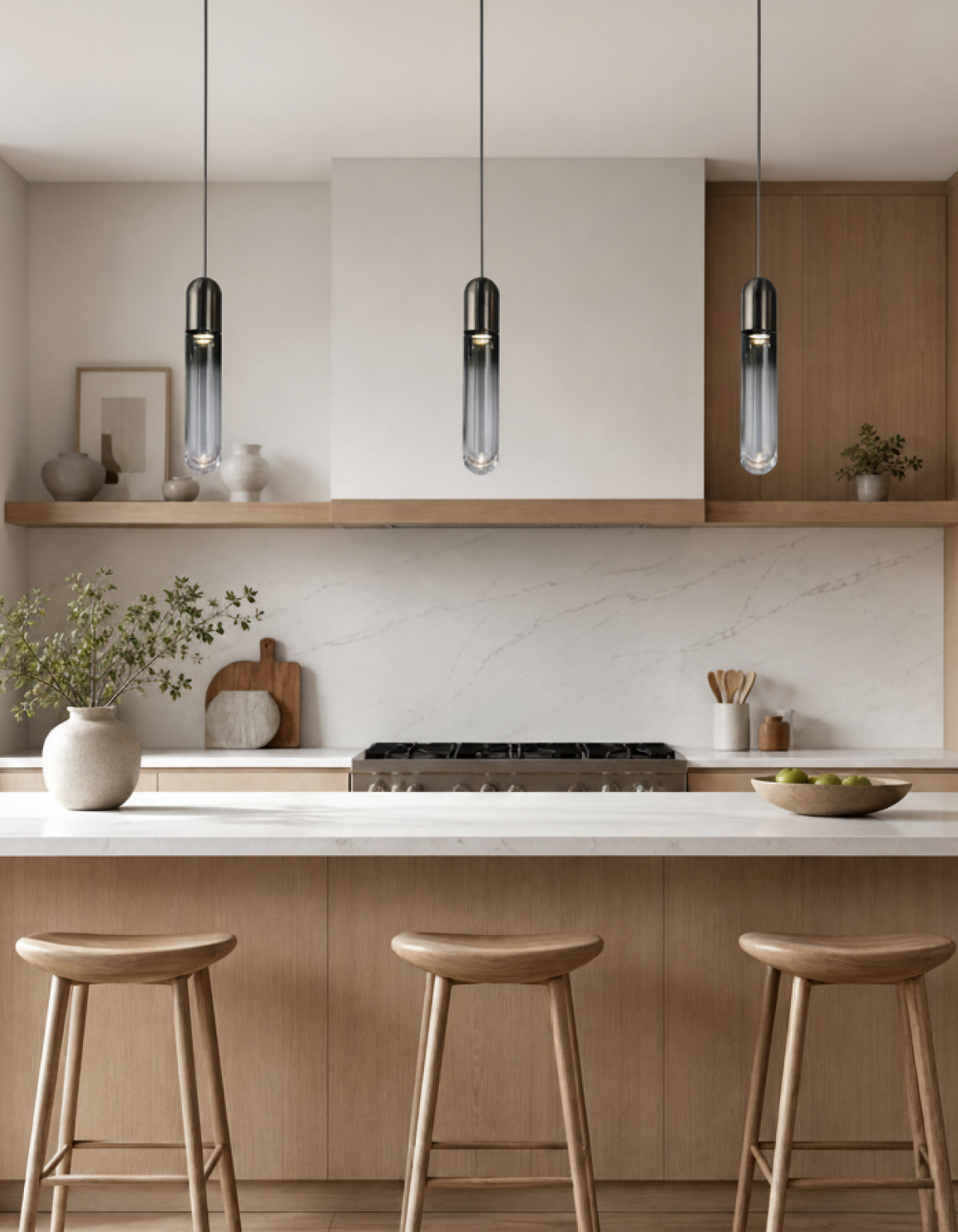 Hawthorne 16-in. Pendant - HWTHN-P1-16-BKSM