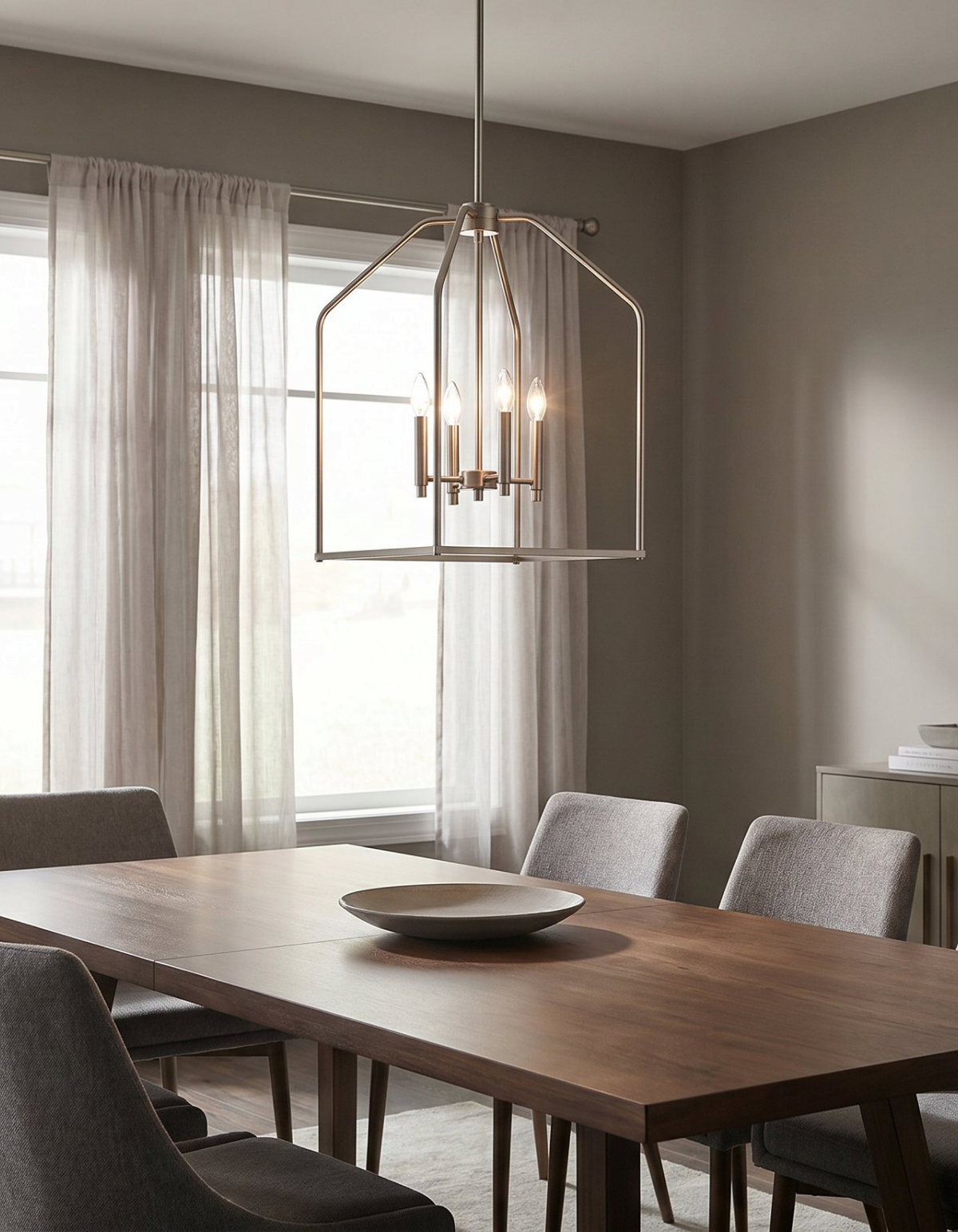 Kindle 4-Light Pendant - Brushed Nickel#Finish_Brushed Nickel