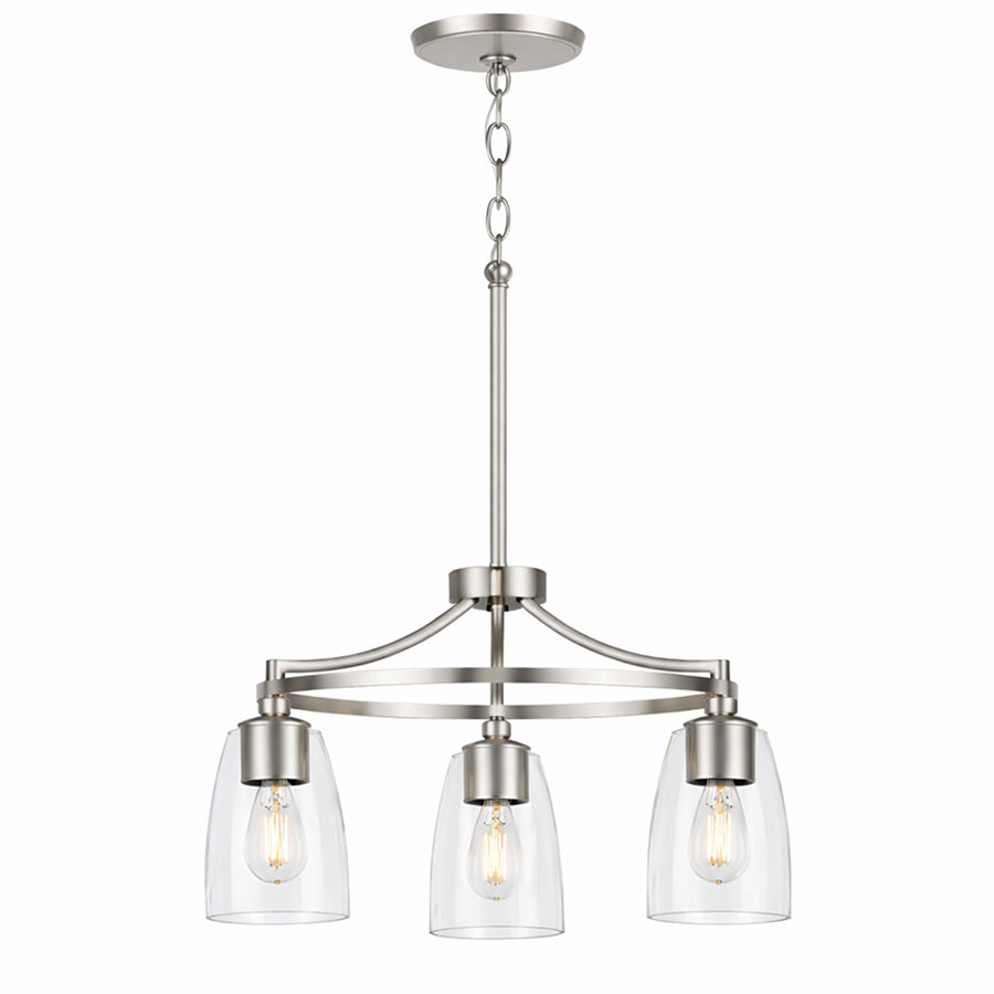 CASCADE 3-Light Chandelier