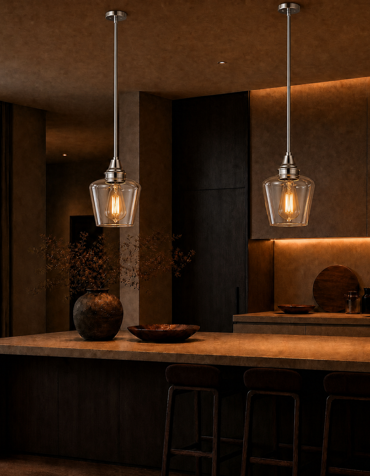GILA 1-Light Pendant - Chrome#Finish_Chrome