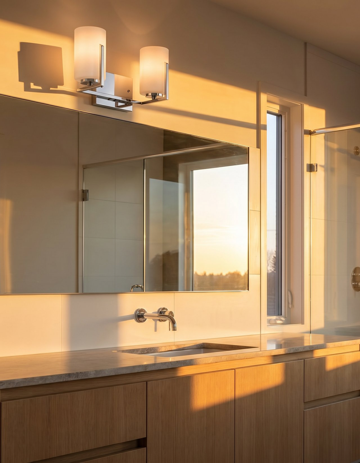 Bella 2-Light Vanity Light - Chrome#Finish_Chrome