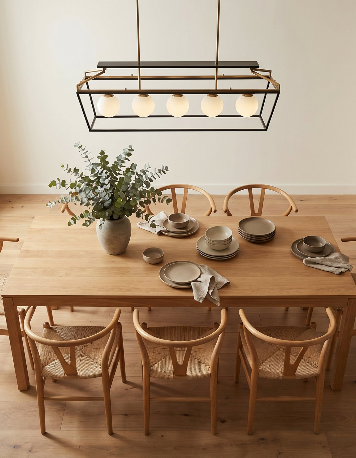 Sorelle 5-Light Linear Chandelier - SORL-LC5-SGBK