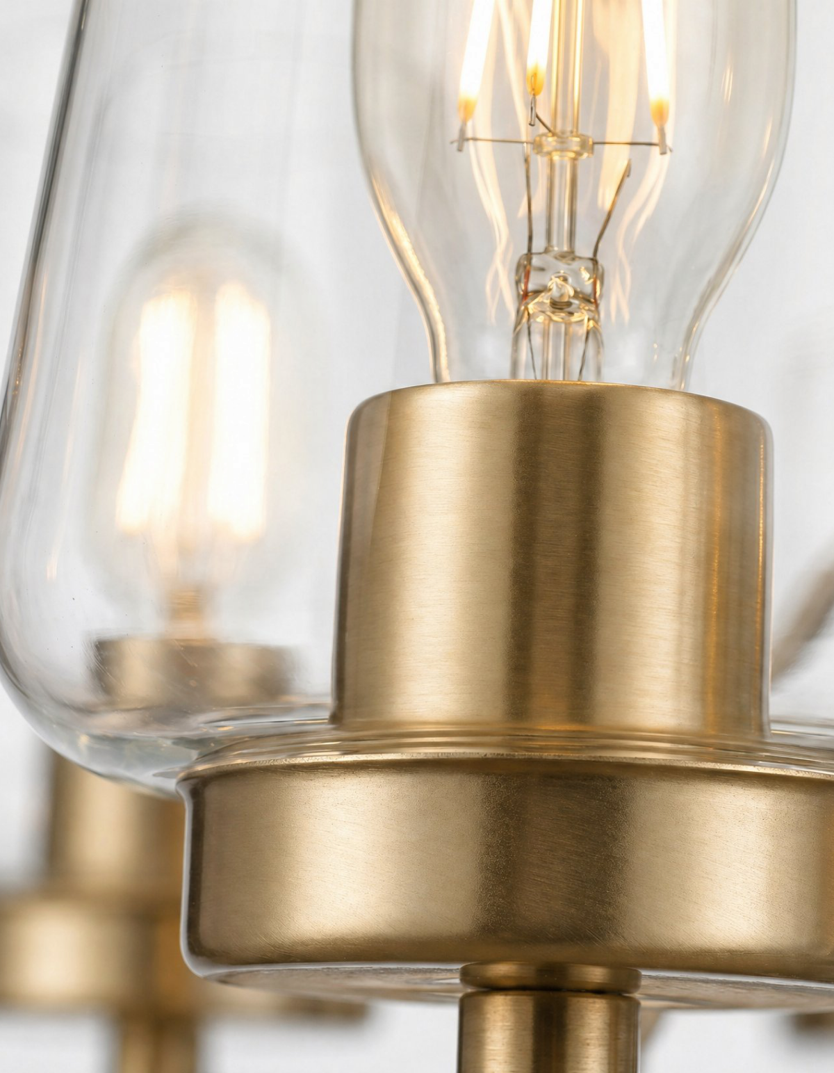 GILA 5-Light Chandelier - Satin Gold#Finish_Satin Gold
