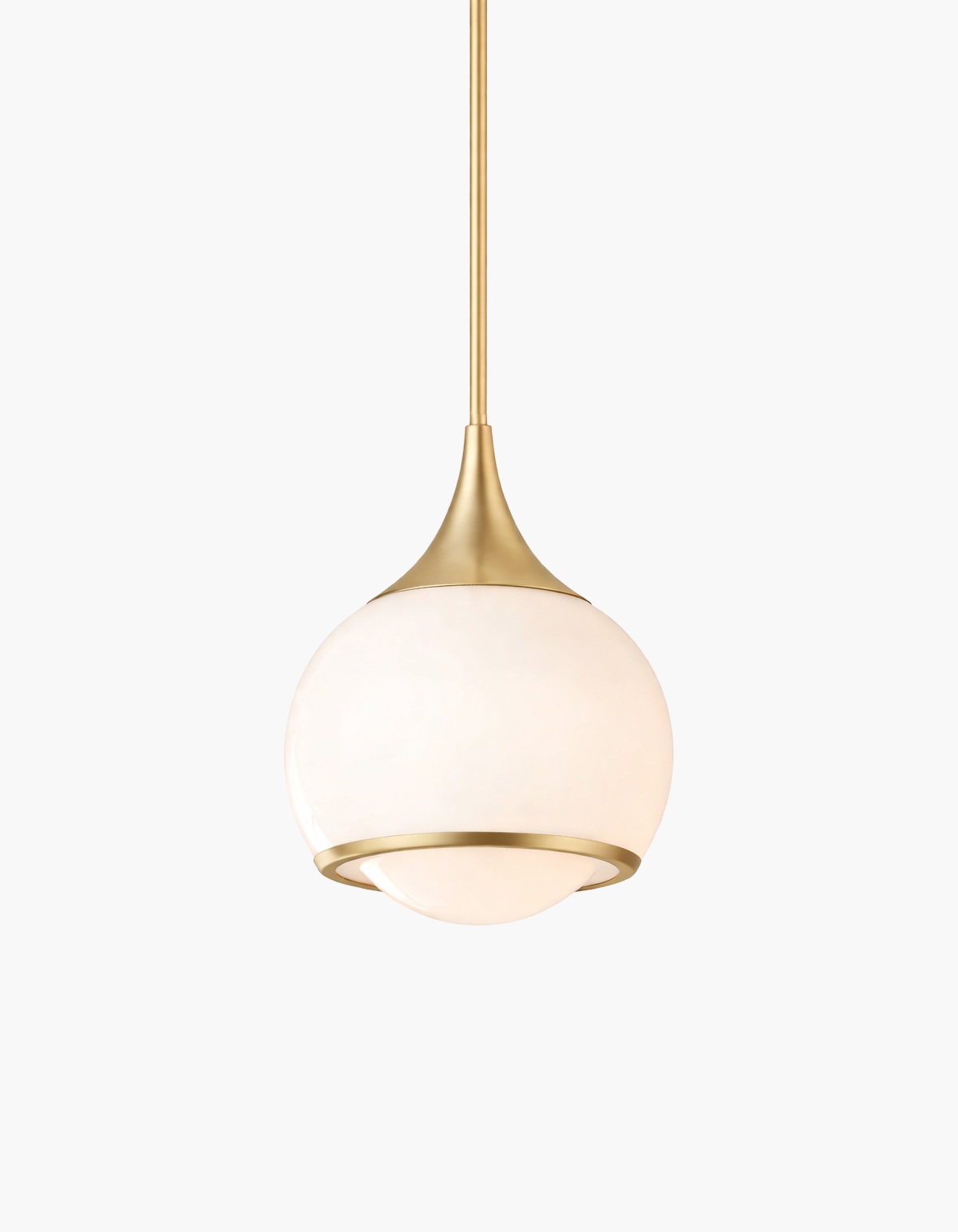 Opal 1-Light Pendant - Satin Gold#Finish_Satin Gold