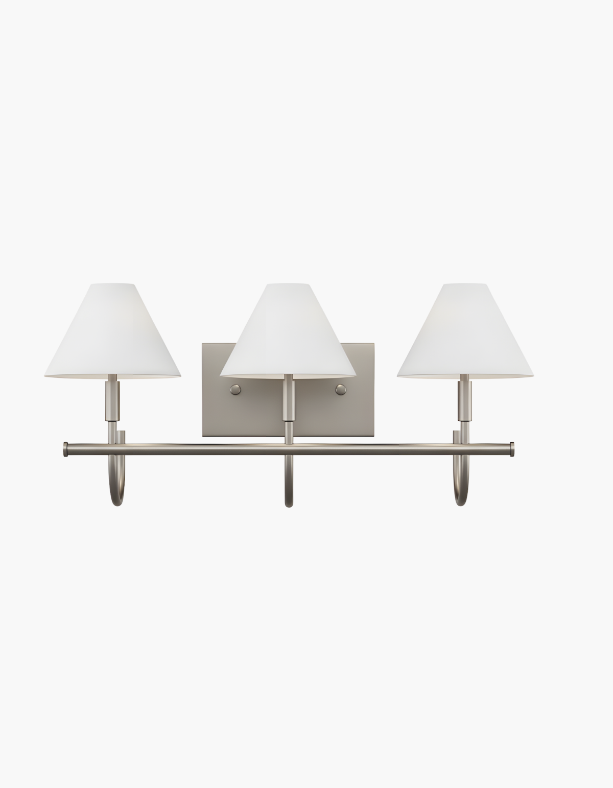Parlor 3-Light Vanity Light - Brushed Nickel#Finish_Brushed Nickel