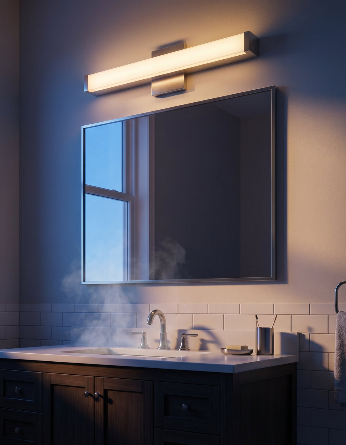 Vista Linear Vanity Light - Brushed Nickel / 24 in#Finish_Brushed Nickel#Size_24 in