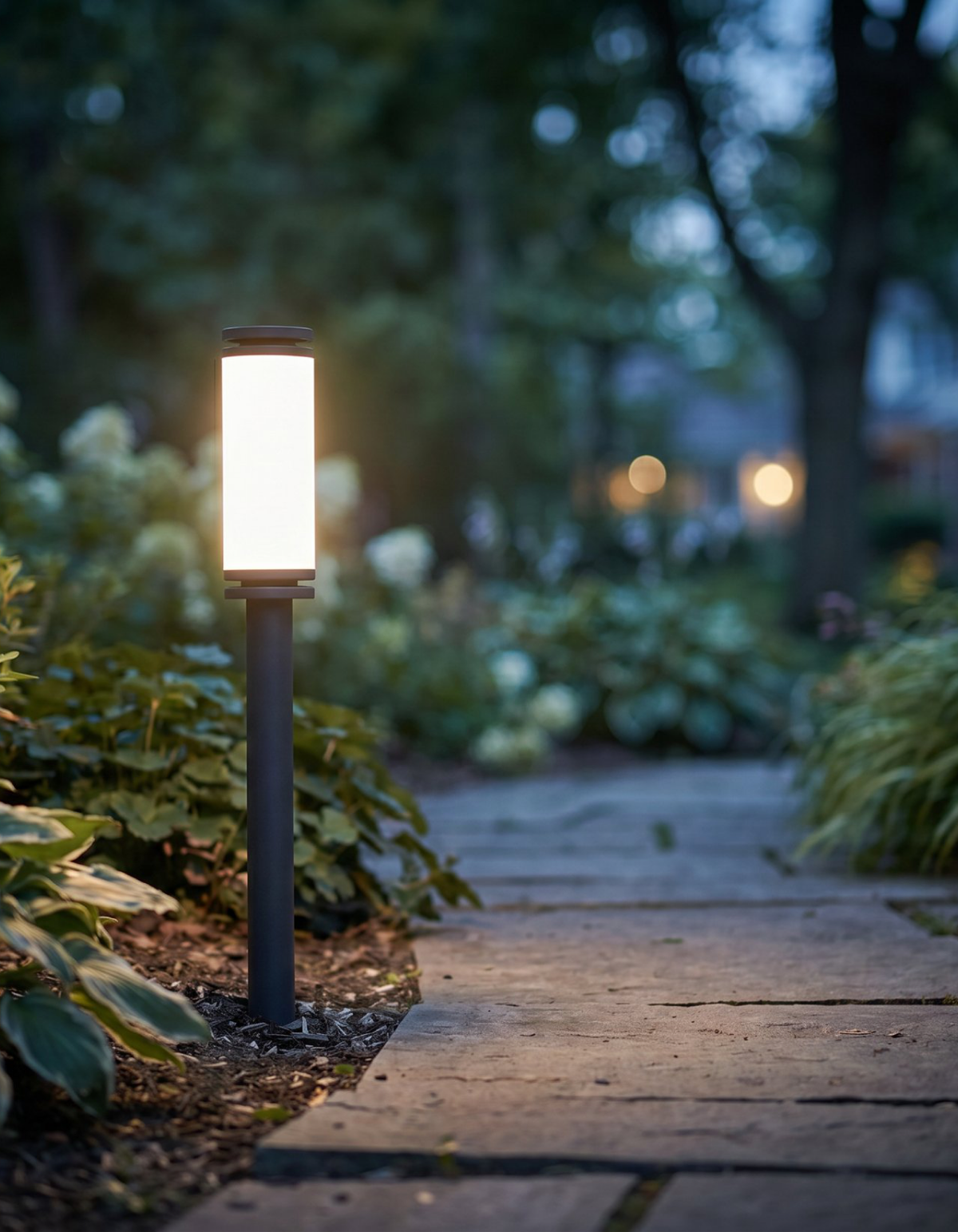 Silva Bollard - Black#Finish_Black