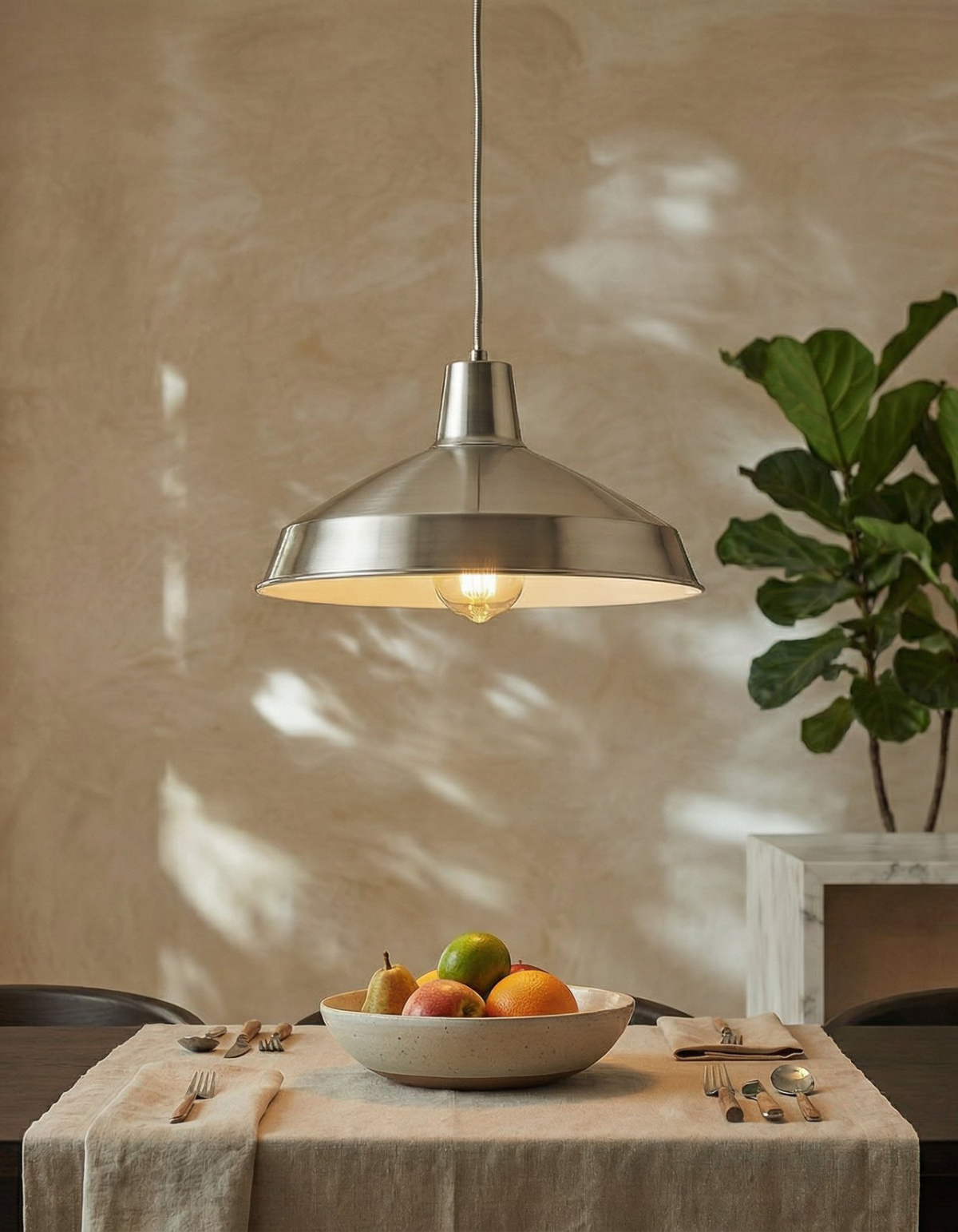 OWEN 1-Light Pendant - Brushed Nickel#Finish_Brushed Nickel