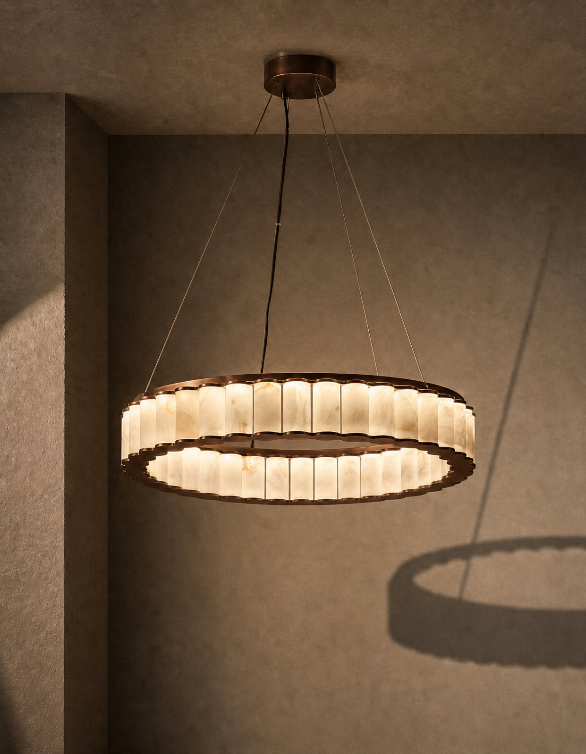 LITHOS Ring Chandelier - Bronze#Finish_Bronze