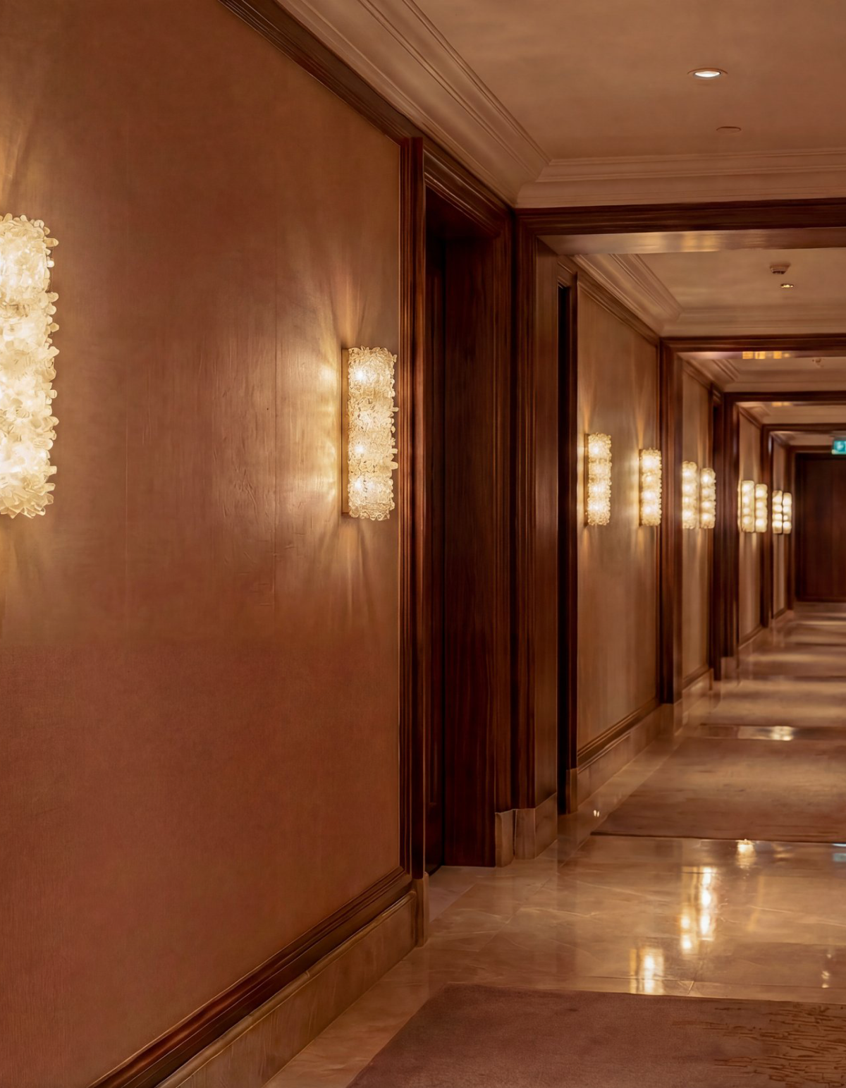 LIORA Indoor Wall Sconce - Chrome+Light color#Finish_Chrome+Light color