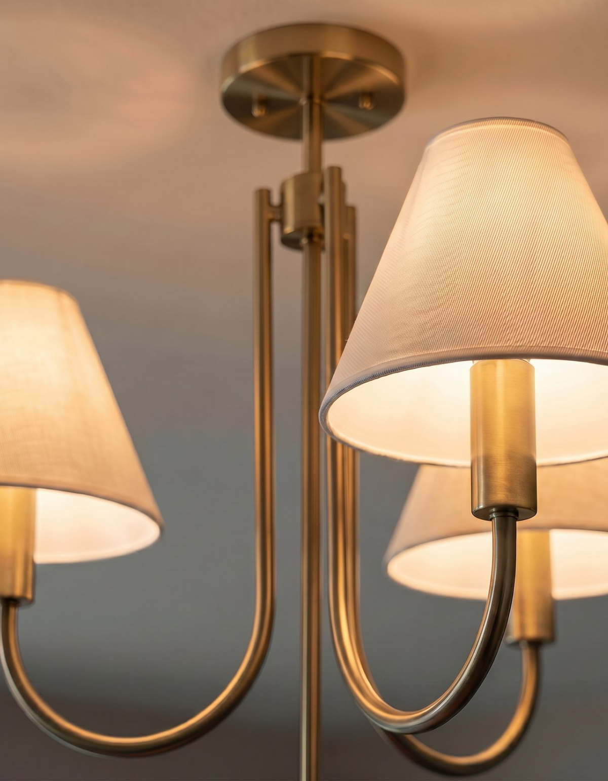 Parlor 3-Light Chandelier - Satin Gold#Finish_Satin Gold