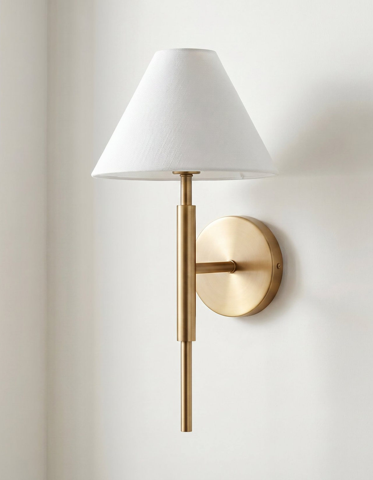 Parlor 1-Light Wall Sconce - Satin Gold#Finish_Satin Gold