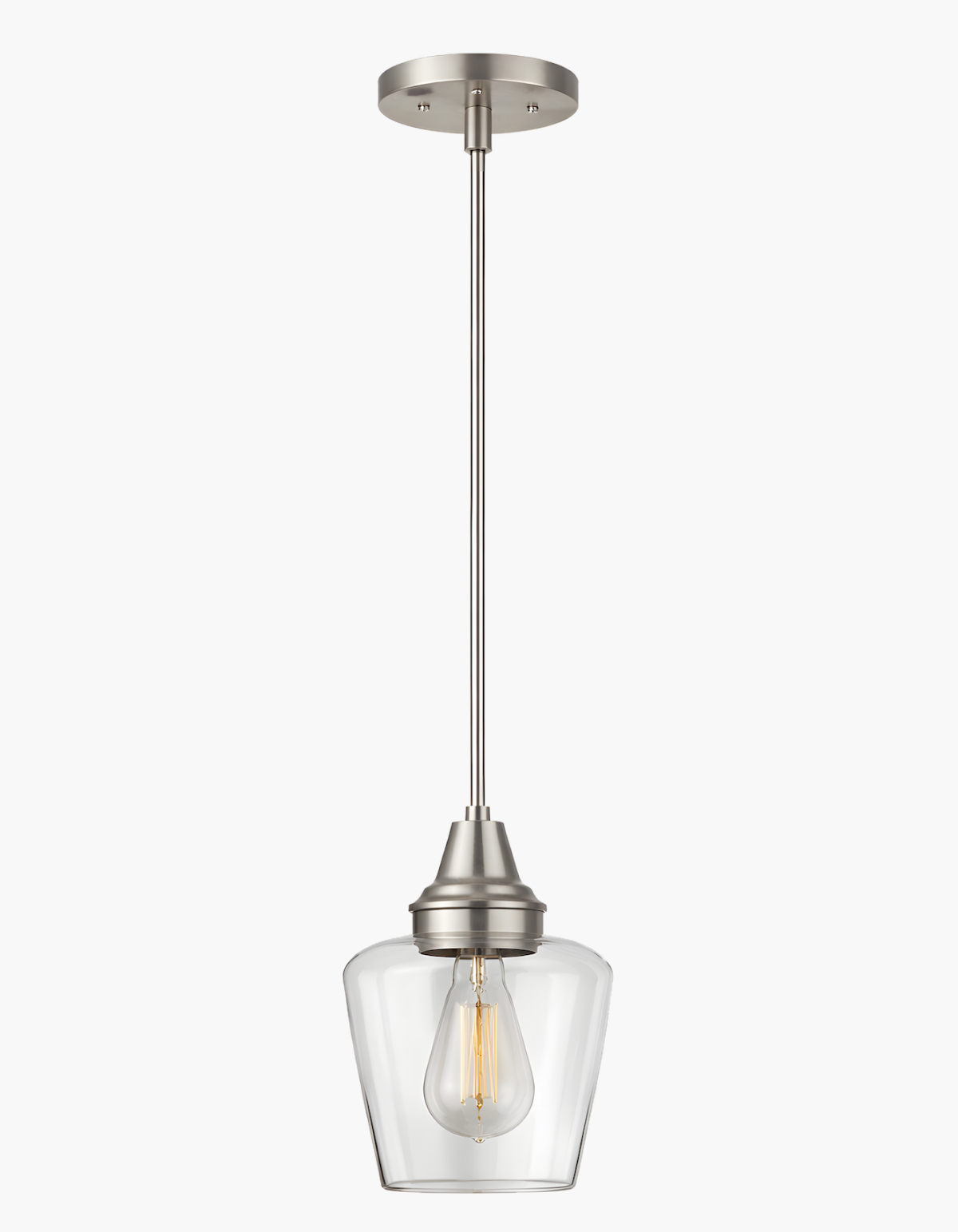 GILA 1-Light Pendant - Brushed Nickel#Finish_Brushed Nickel