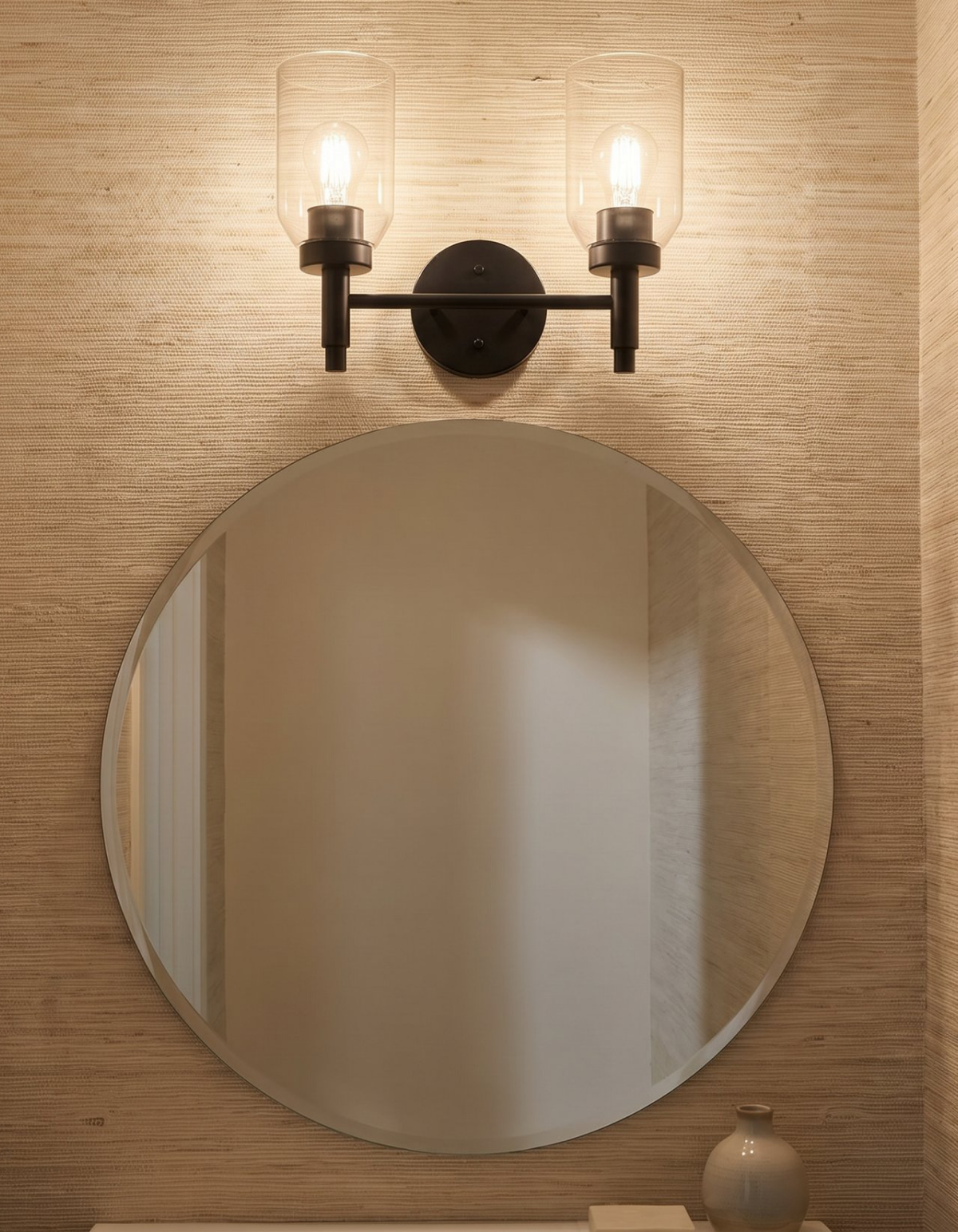 Kindle 2-Light Vanity Light - Black#Finish_Black