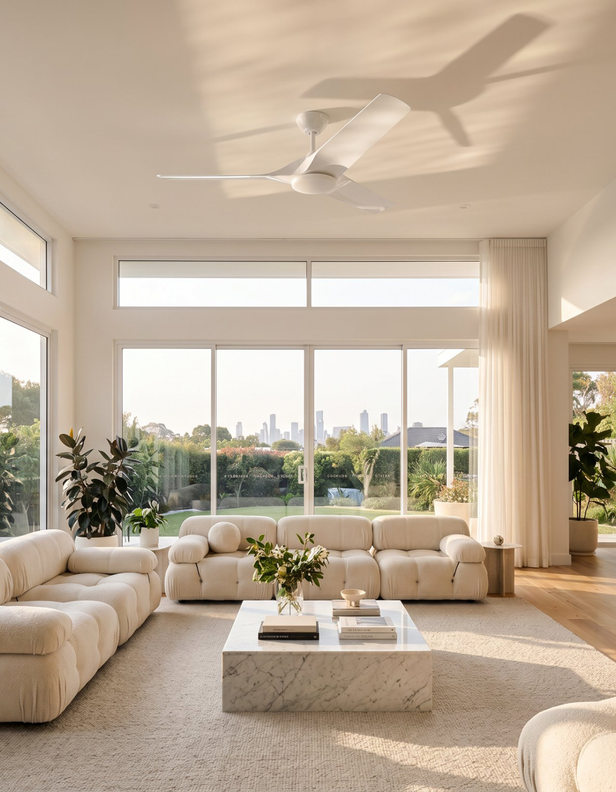 Gossamer 52-in. Ceiling Fan - Matte White#Finish_Matte White