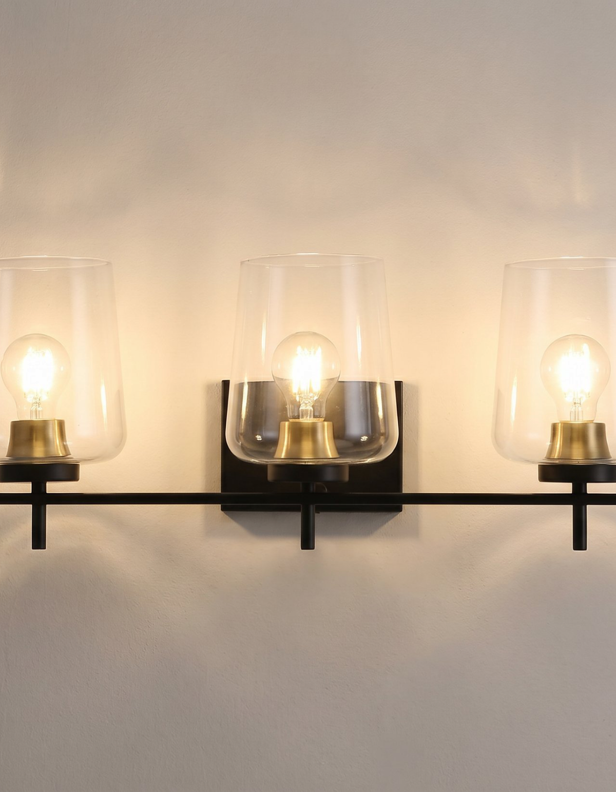 GILA 3-Light Vanity - Black#Finish_Black