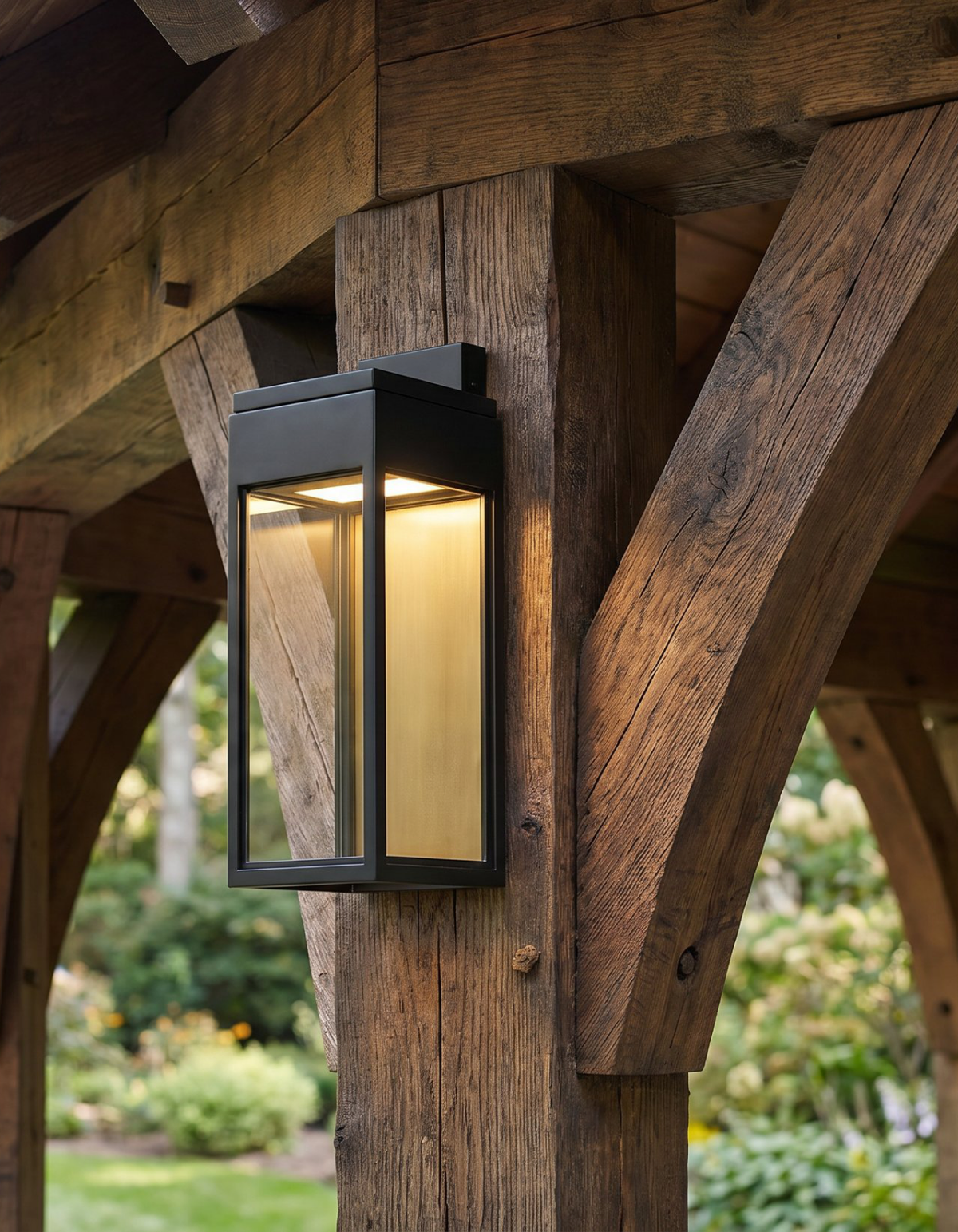 Solaire Outdoor Wall Lantern - 14 in#Size_14 in