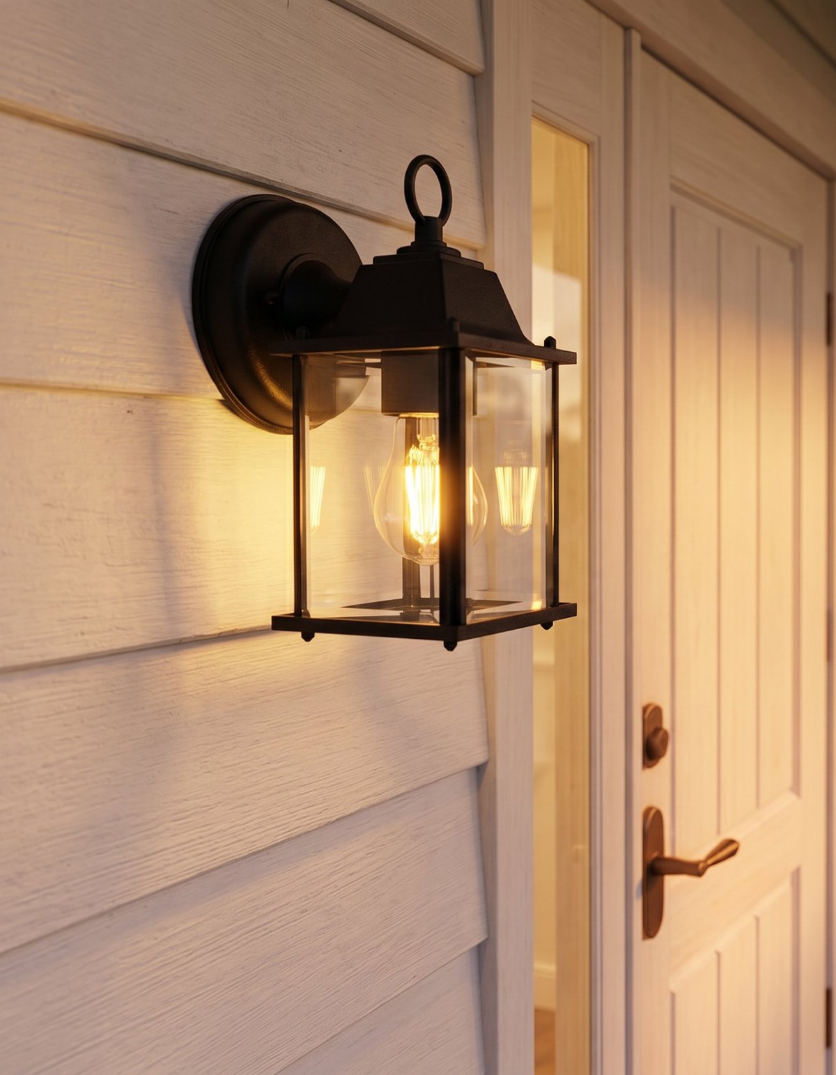 Silo 1-Light Lantern - SILO-L1-BK