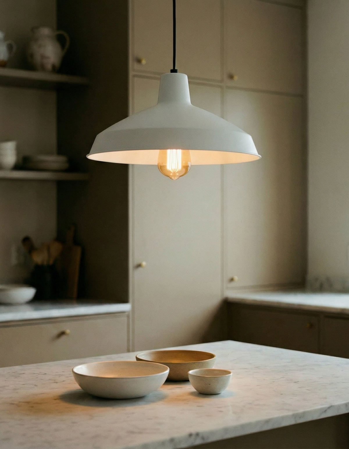 OWEN 1-Light Pendant - White#Finish_White