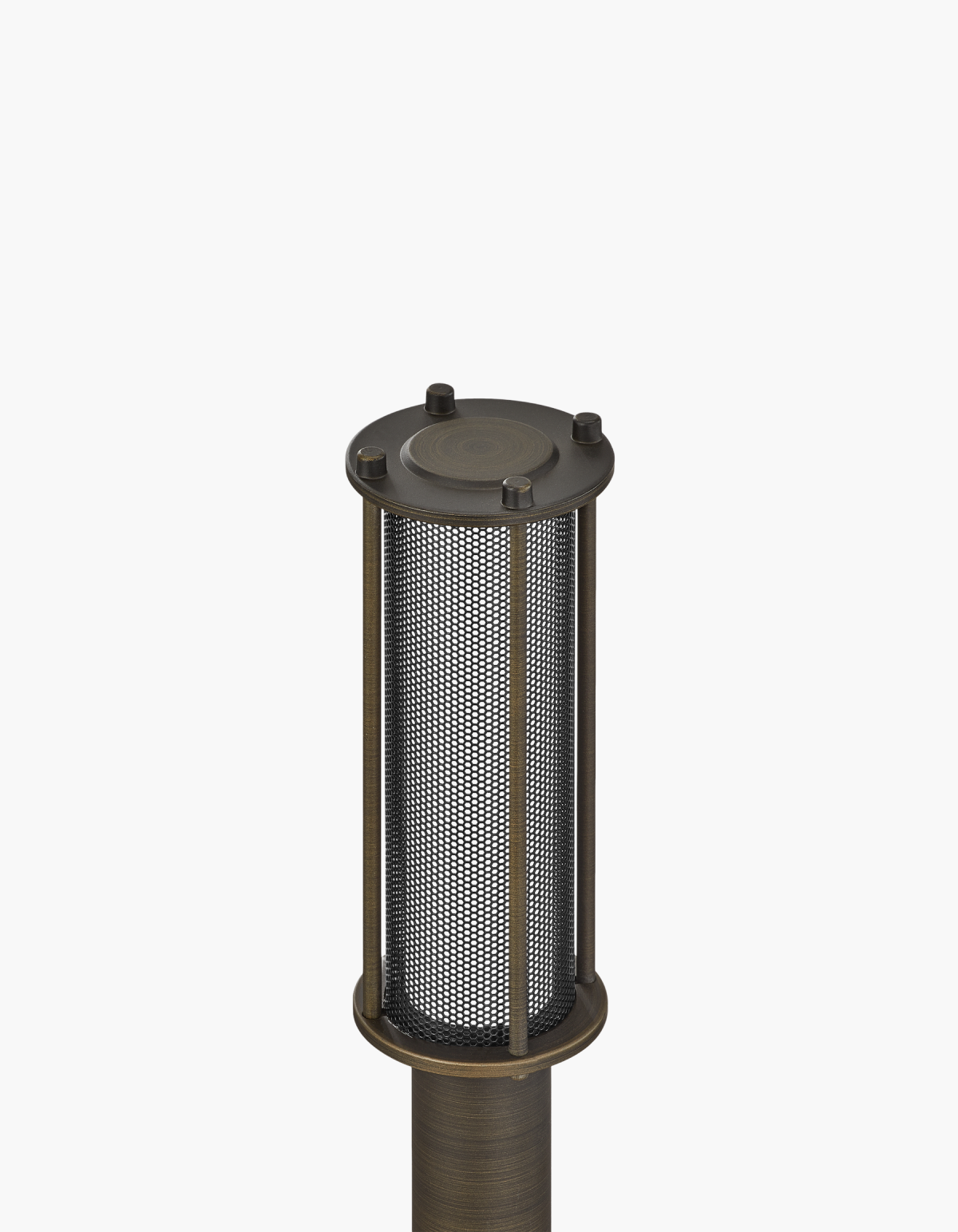 EVENING 14.1-in. Bollard – Antique Brass - Antique Brass#Finish_Antique Brass