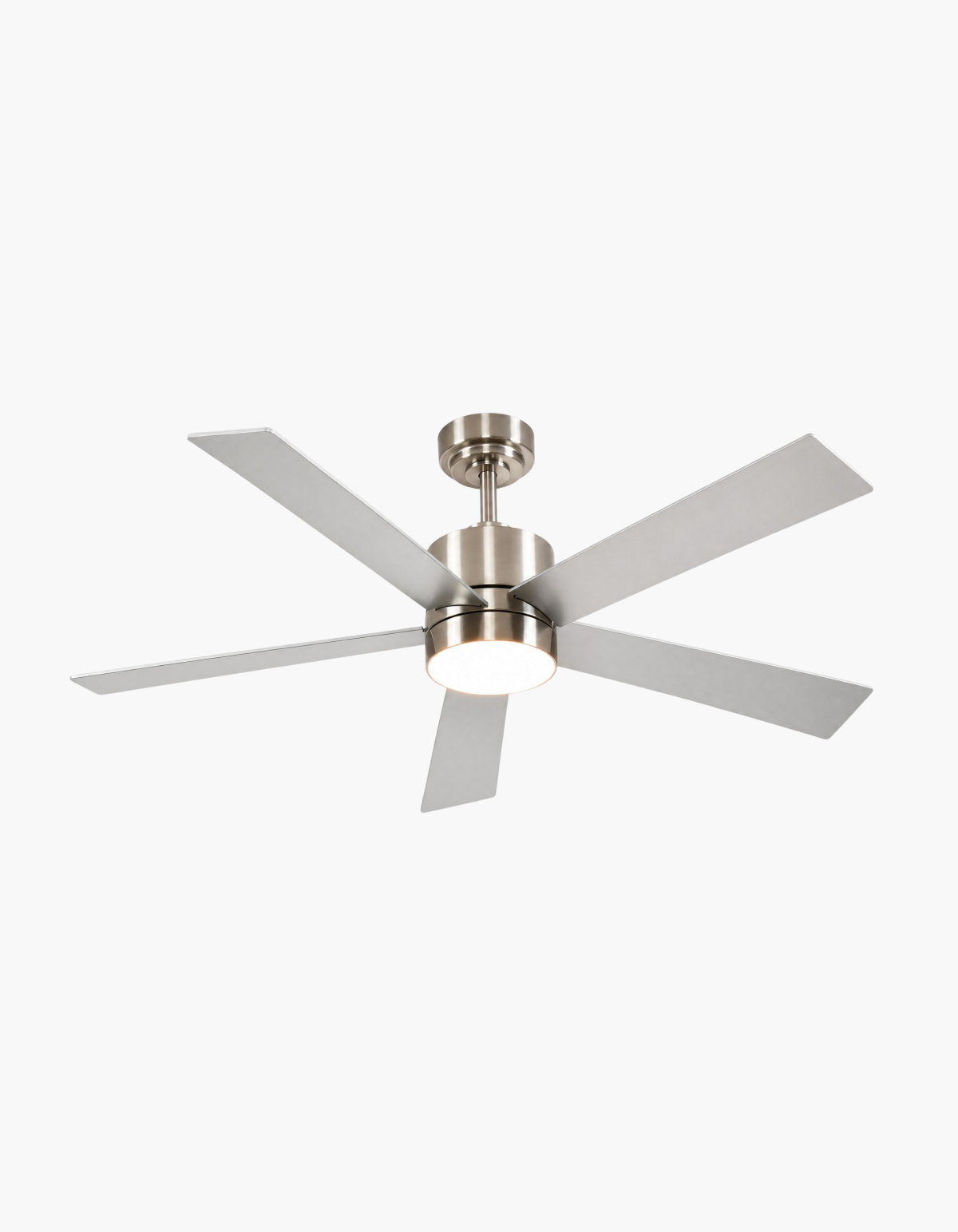 HERON 52-in. Ceiling Fan, Brushed Nickel