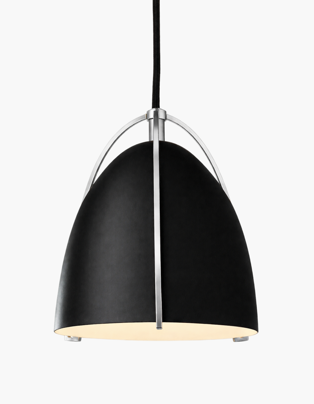 HOPE Small Pendant Black + Chrome — hero