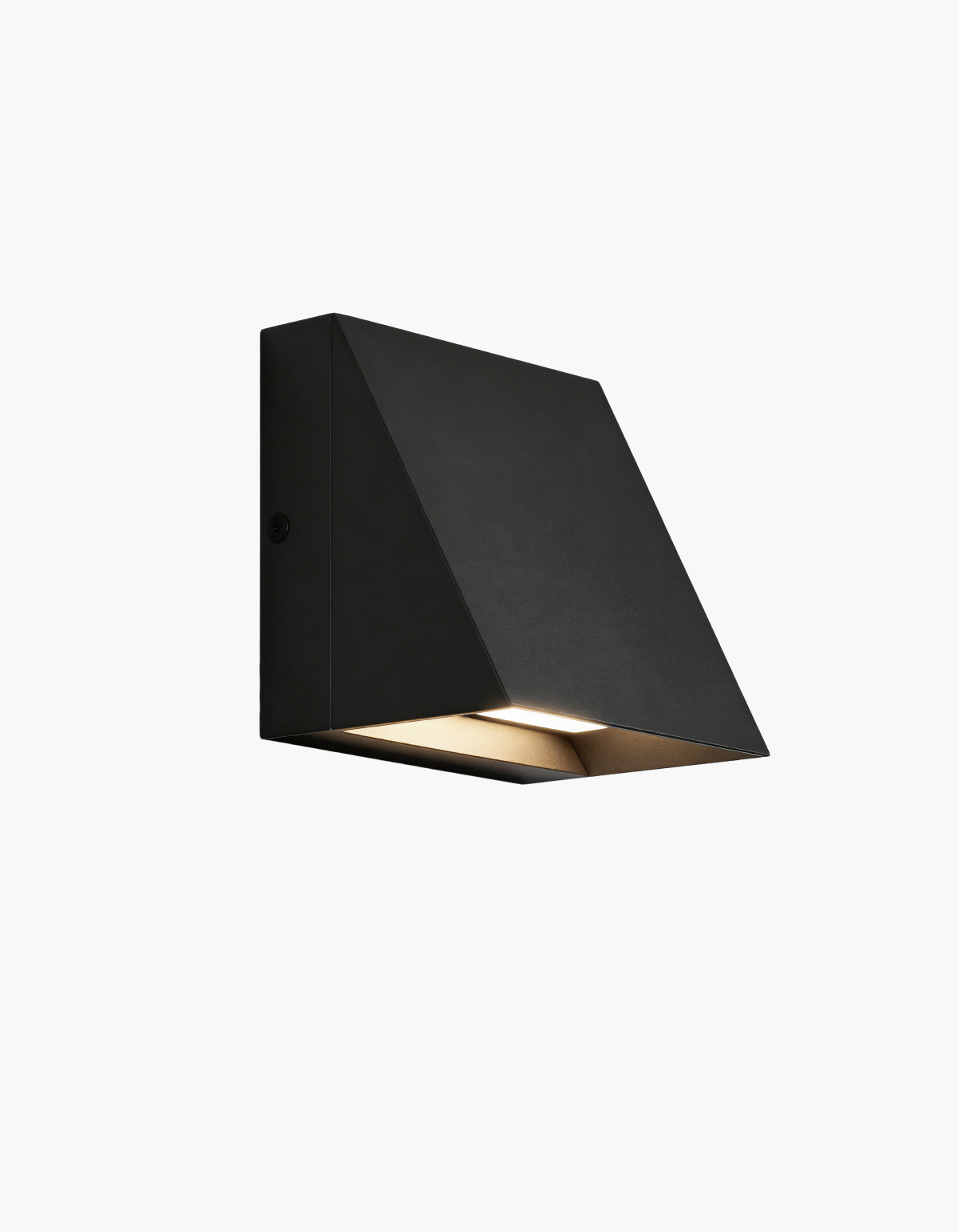 BENTON 5-in. Outdoor Wall Cube in Black