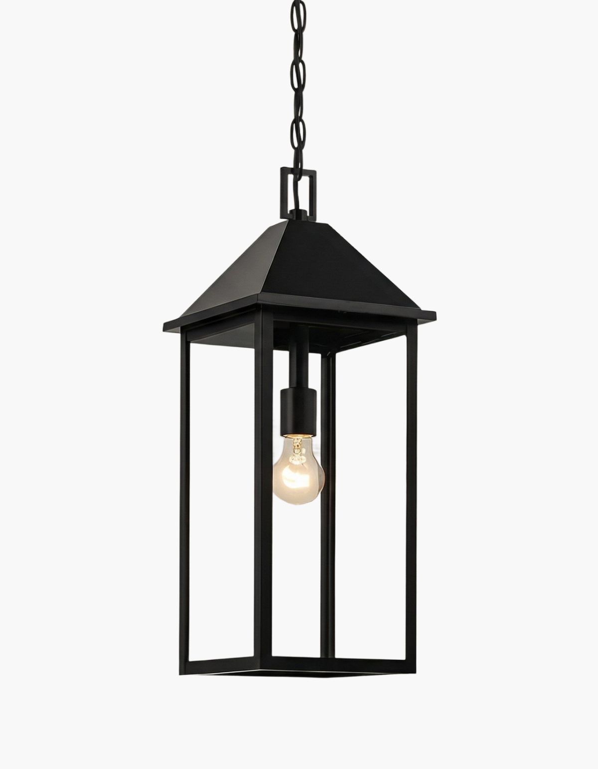 BELMONT Pendant Lantern - black, white background
