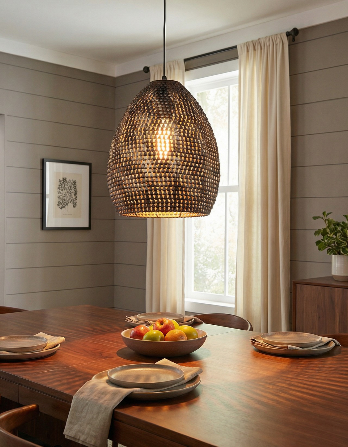 CAVA 12-in. Pendant, Aged Copper Finish