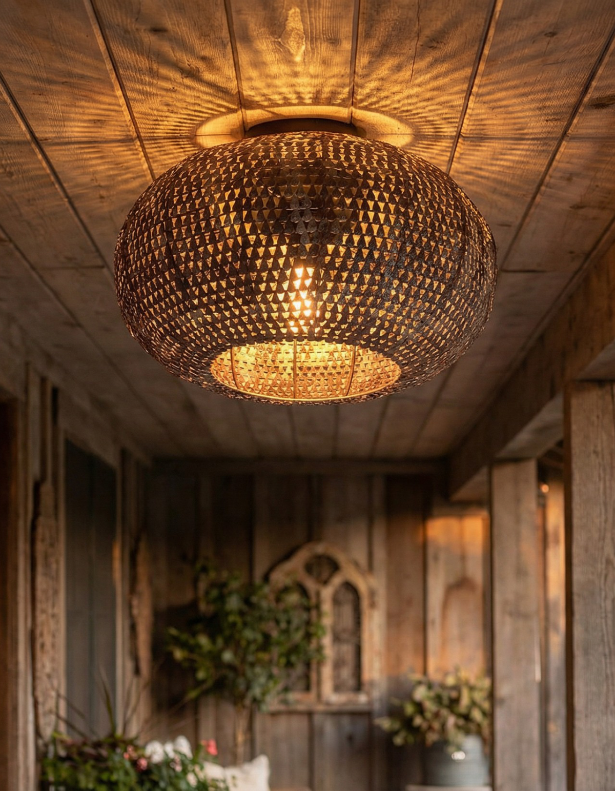 CAVA 16-in. Pendant, Aged Copper Finish