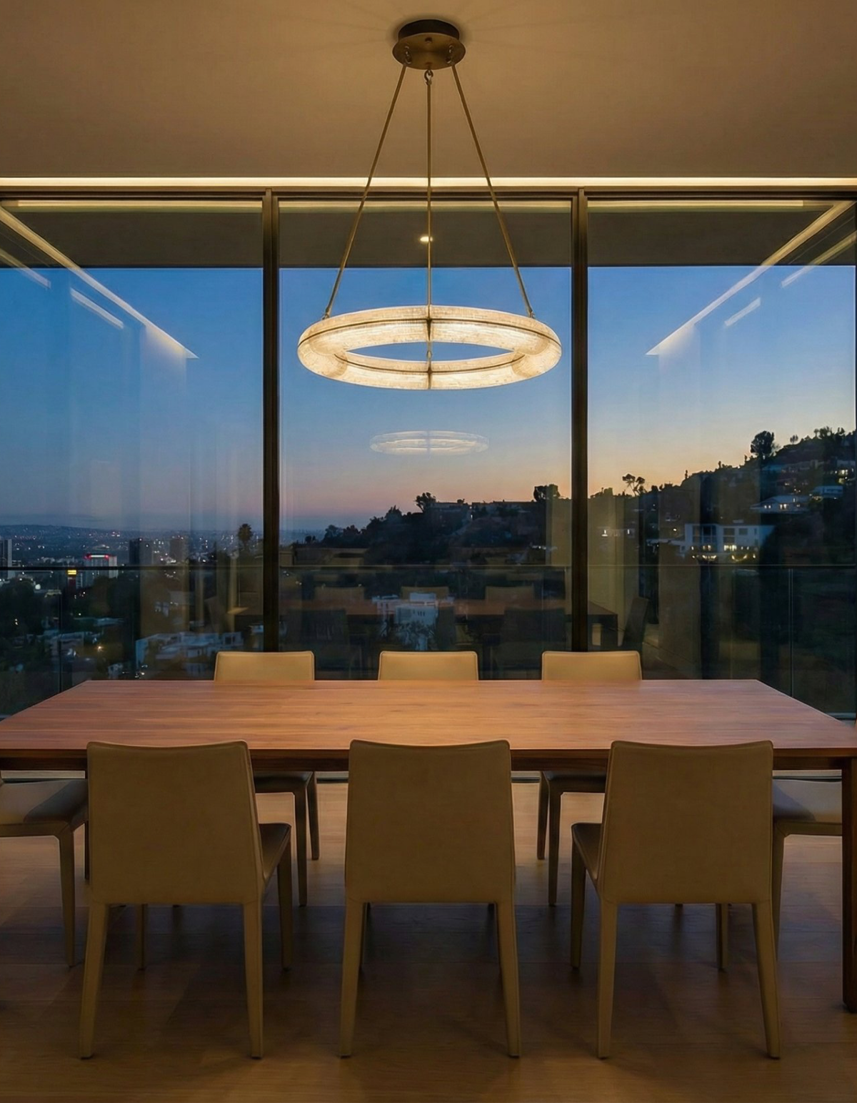 ELARA 36-in. Ring Chandelier detail