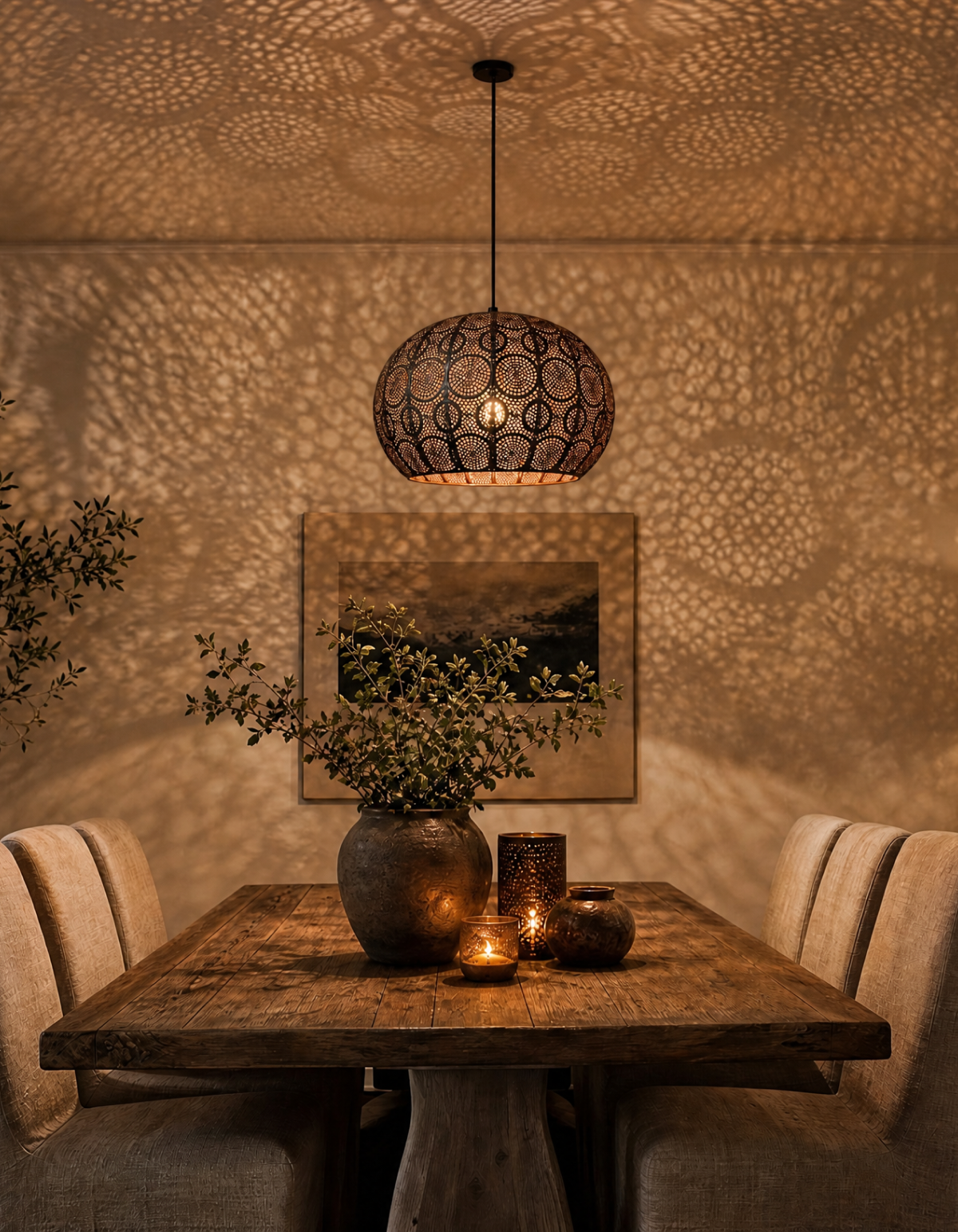 CAVA 18-in. Pendant, Aged Copper Finish