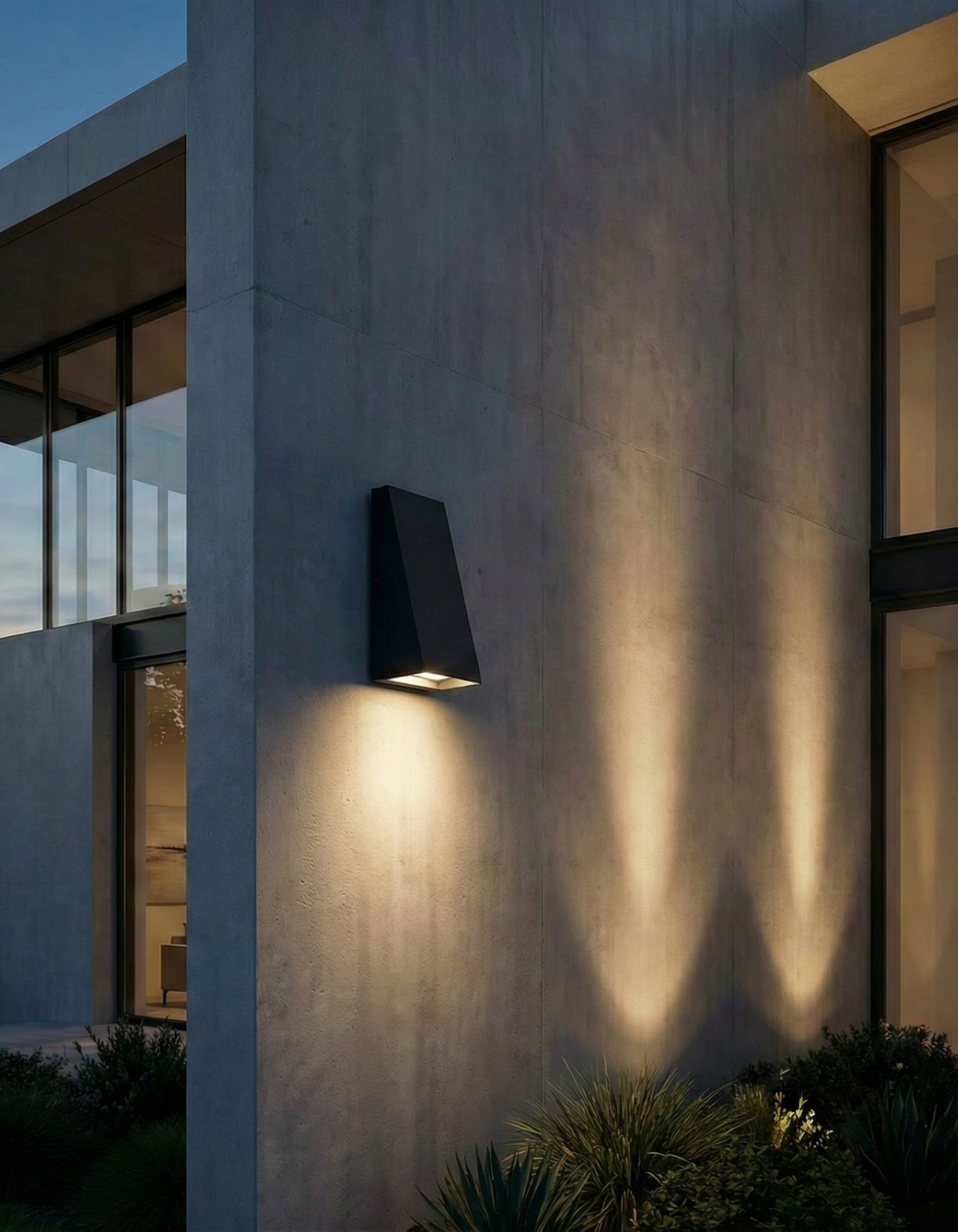 BENTON 12-in. Outdoor Wall Sconce in Black
