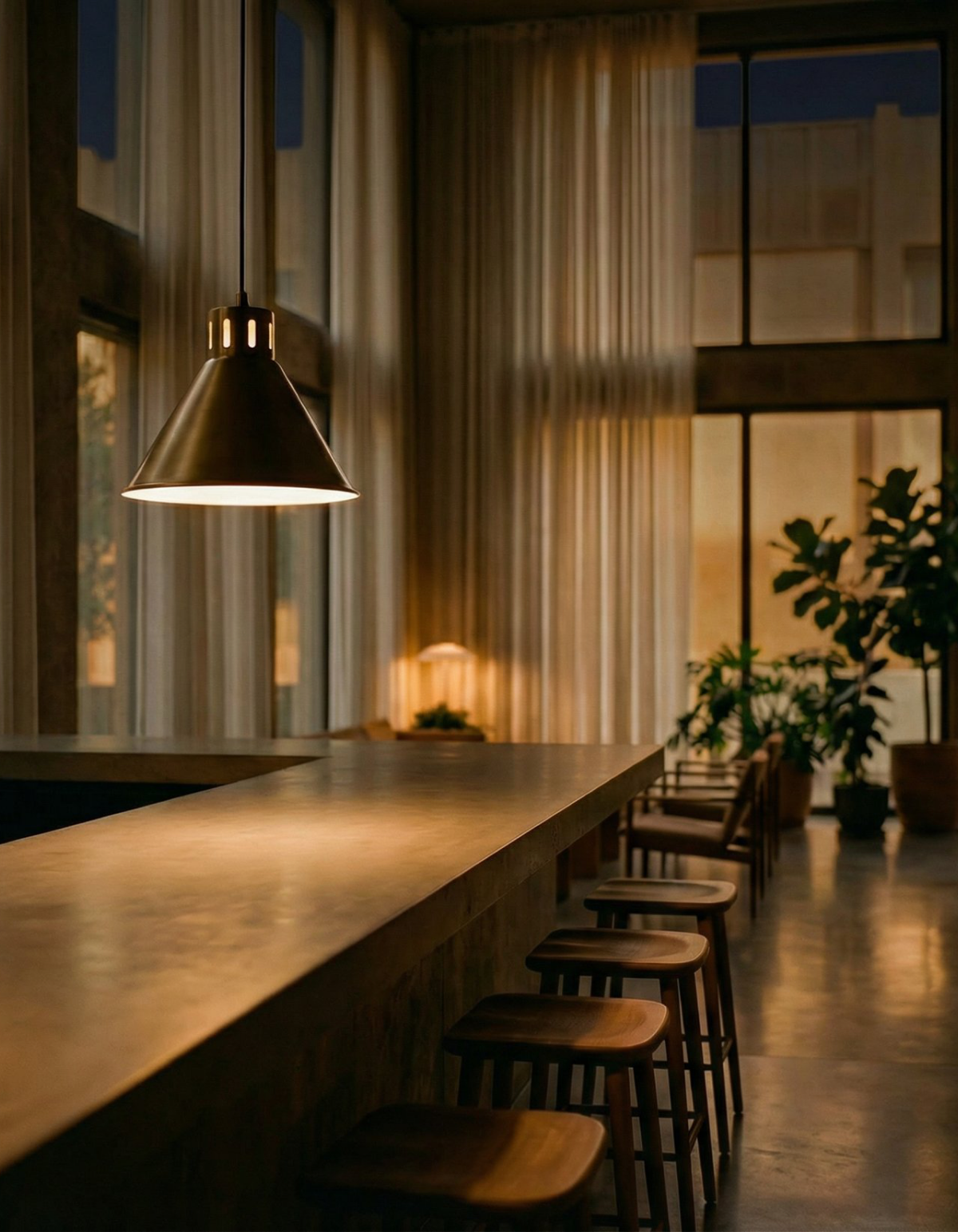 DUKE 1-Light Pendant - Satin Gold