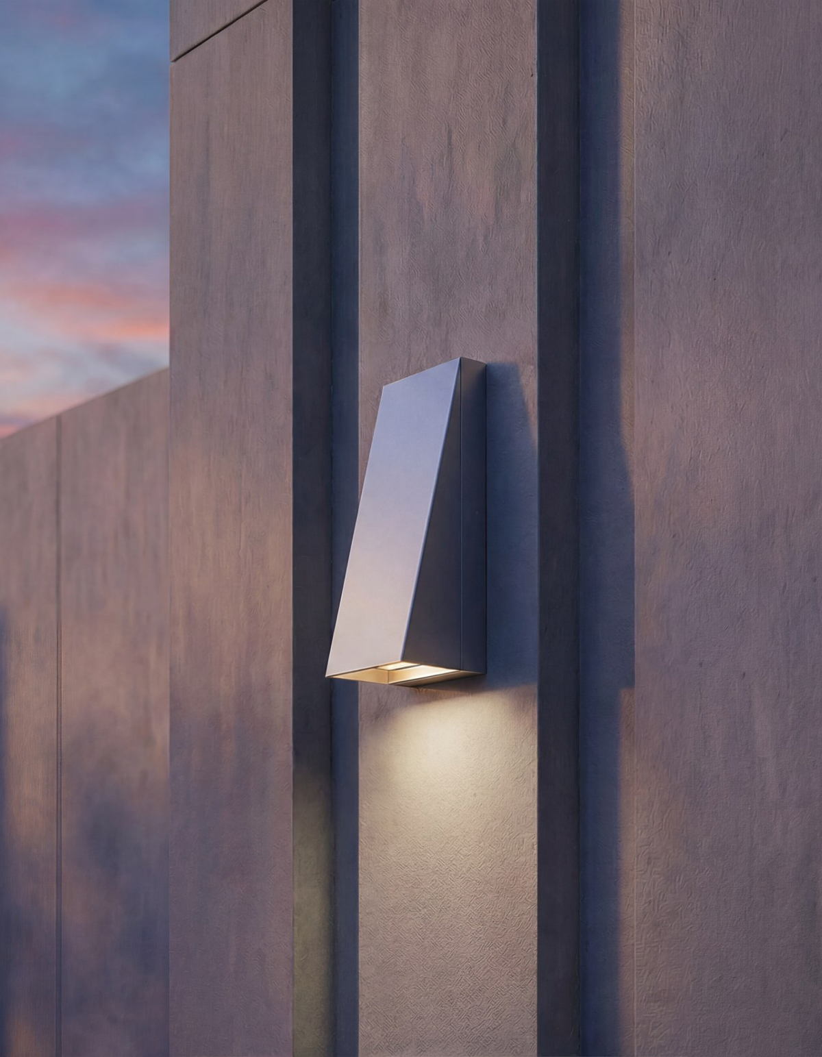BENTON 12-in. Outdoor Wall Sconce in Slate Gray