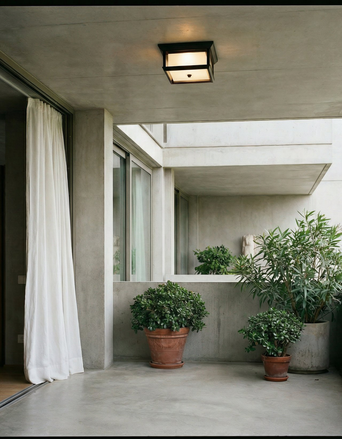 DALTON 13-in. Outdoor Flush Mount - gallery 4