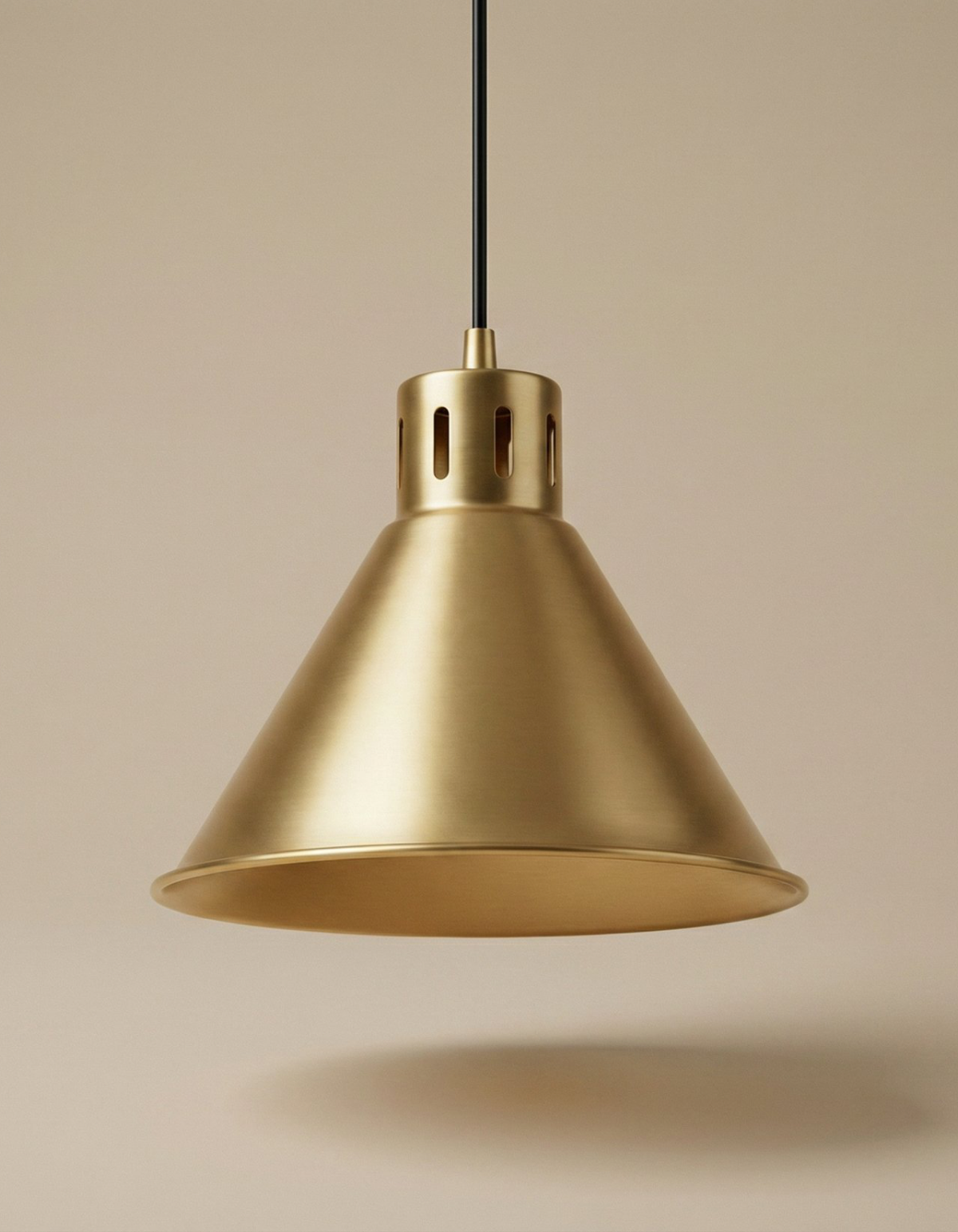 DUKE 1-Light Pendant - Satin Gold